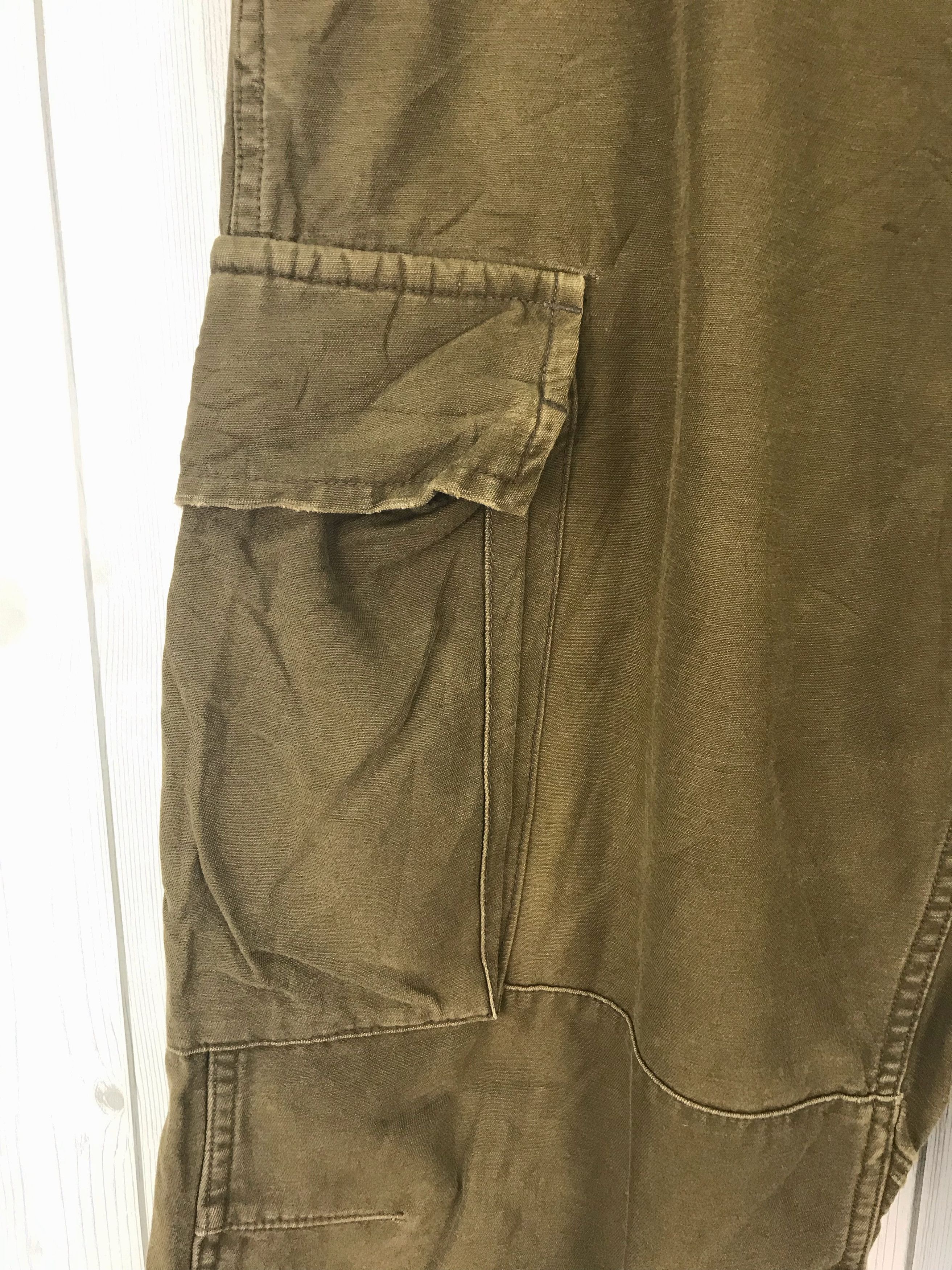 Le Grande Bleu (L.G.B.) Japanese Brand NANO UNIVERSE Cropped Military Trousers Pant Size US 32 / EU 48 - 5 Thumbnail