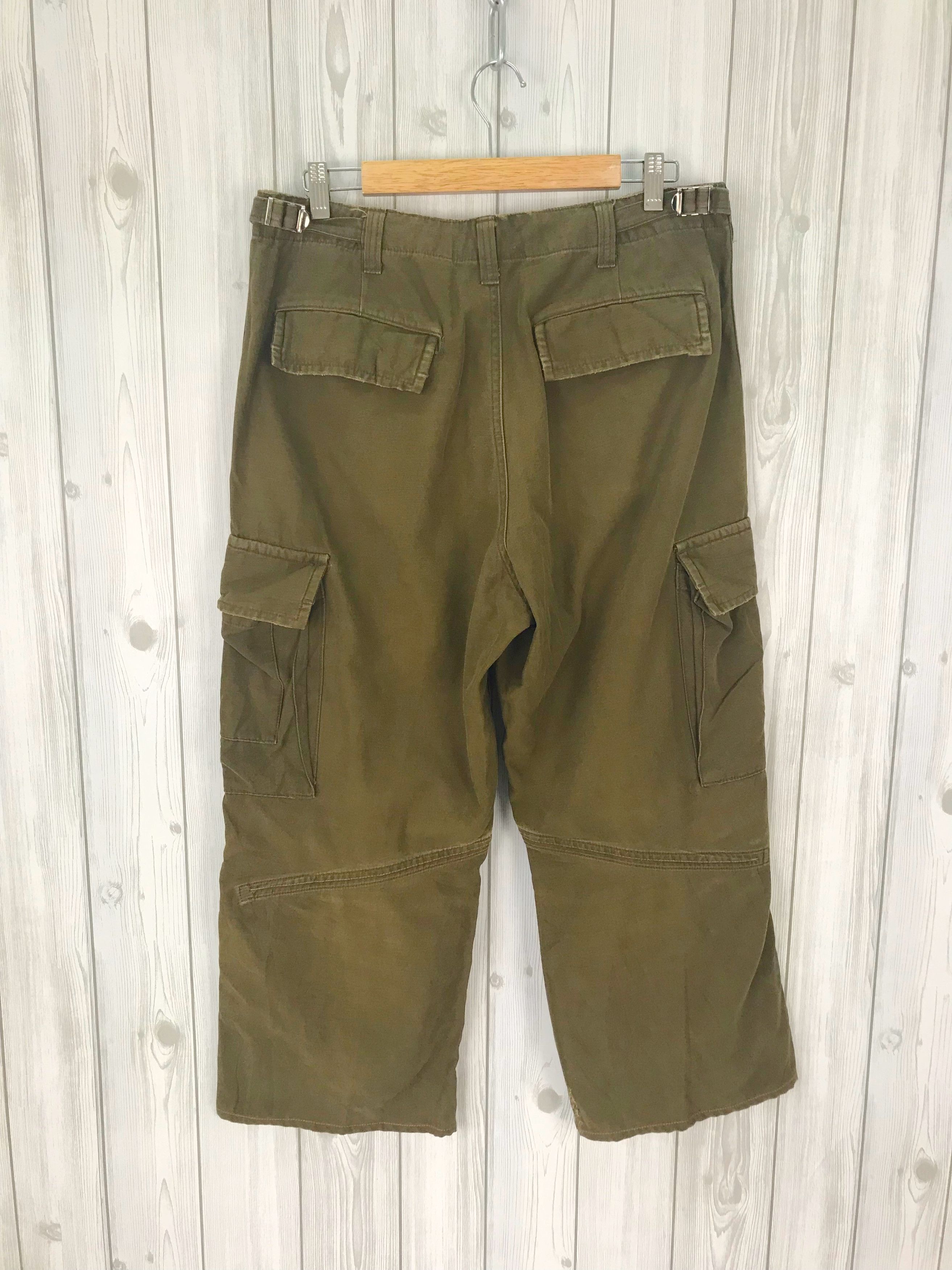 Le Grande Bleu (L.G.B.) Japanese Brand NANO UNIVERSE Cropped Military Trousers Pant Size US 32 / EU 48 - 9 Thumbnail