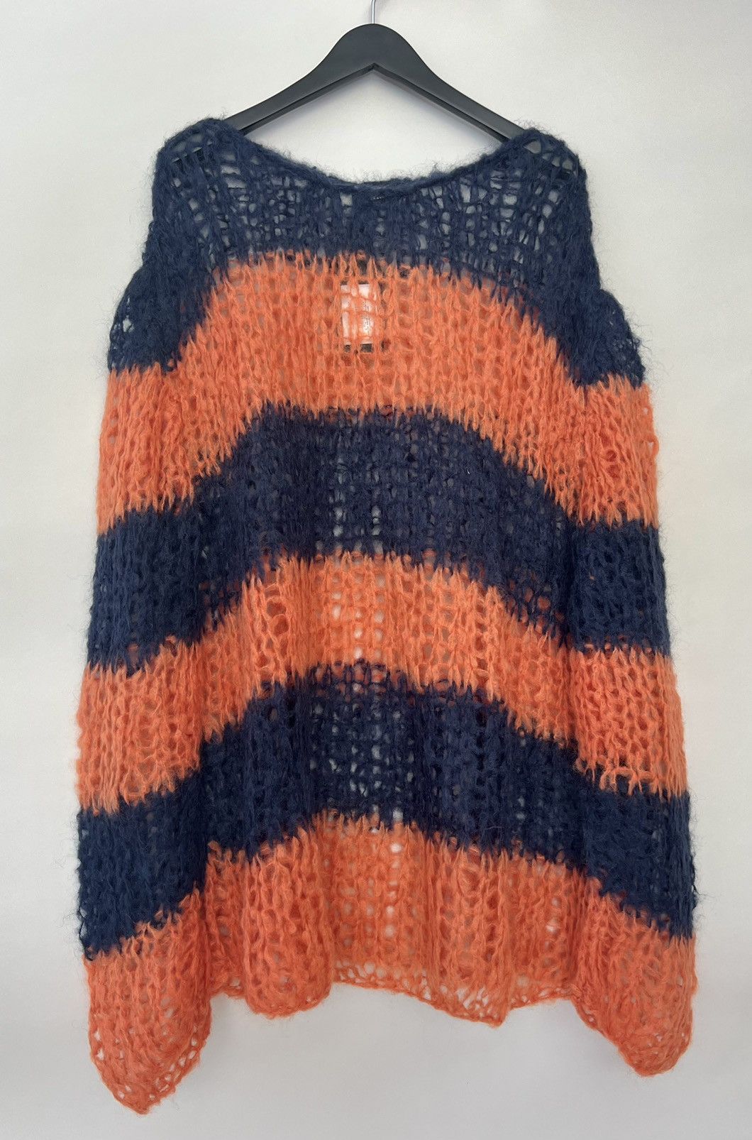 Raf Simons Raf Simons Mohair Stripe Punk Sweater Size US S / EU 44-46 / 1 - 5 Thumbnail