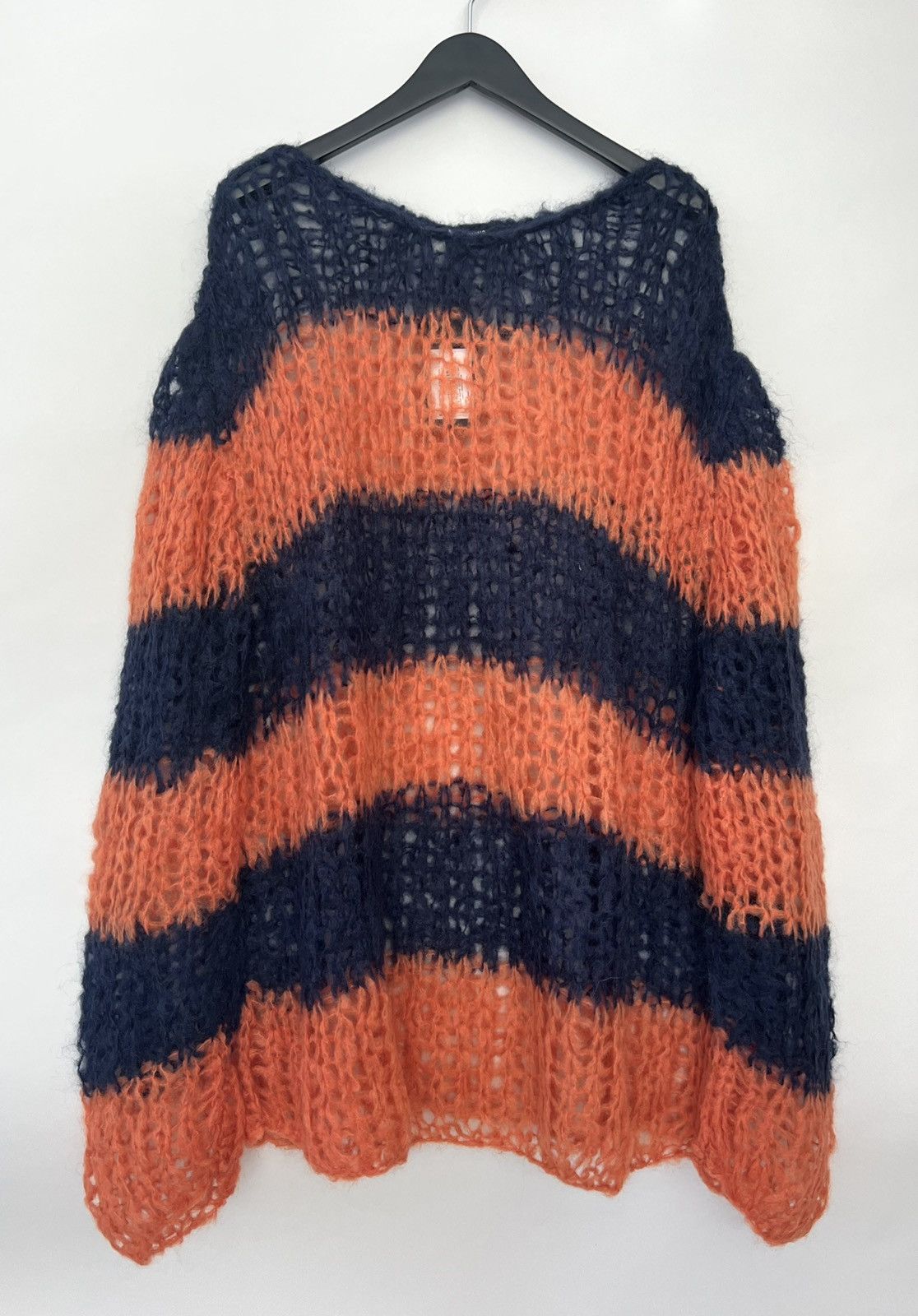 Raf Simons Raf Simons Mohair Stripe Punk Sweater Size US S / EU 44-46 / 1 - 4 Thumbnail