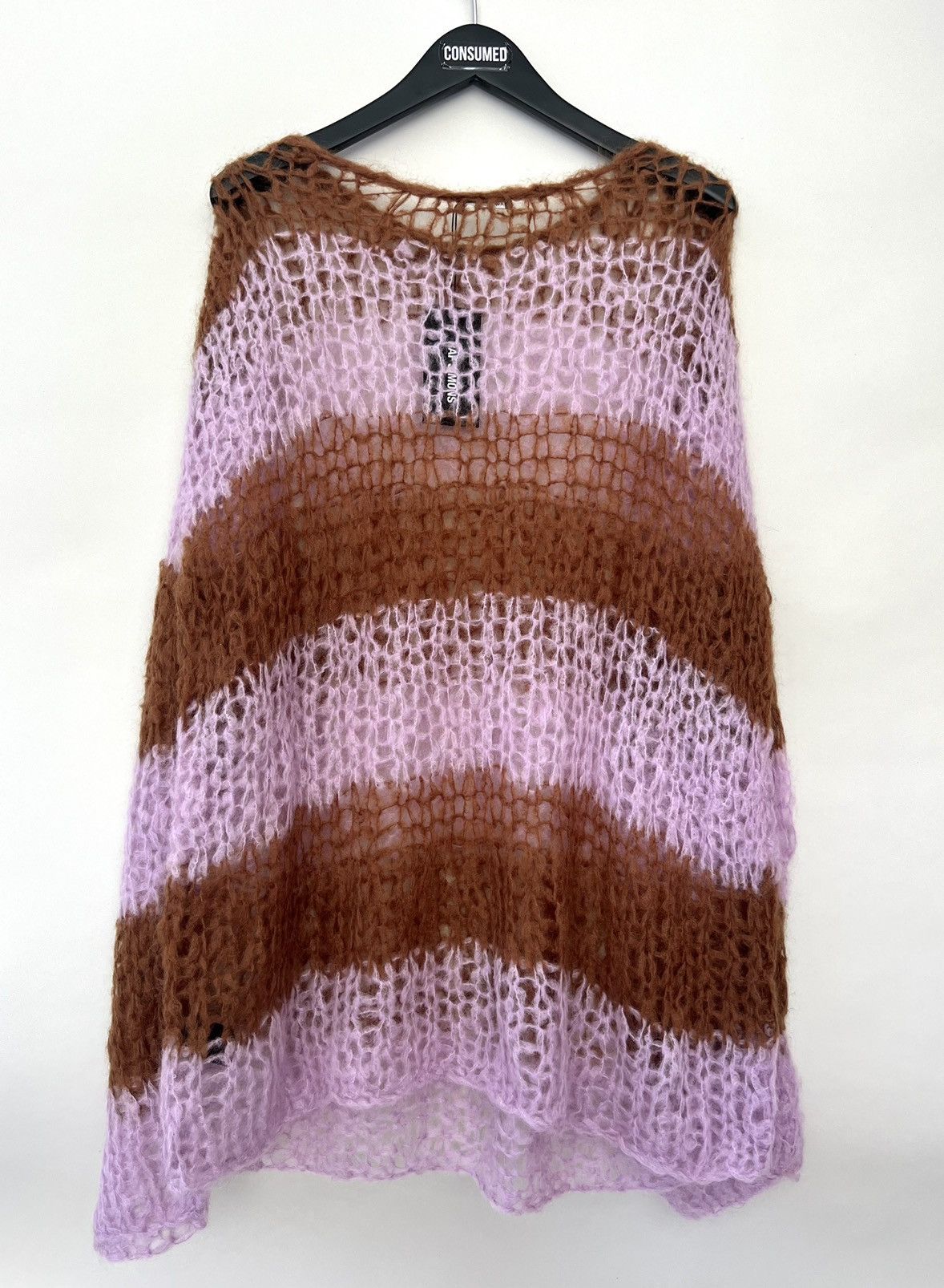 Raf Simons Raf Simons Mohair Stripe Punk Sweater Size US XS / EU 42 / 0 - 5 Thumbnail