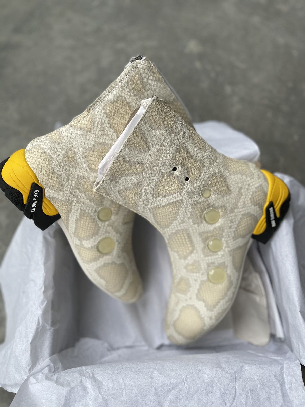 Raf Simons 🔥RARE🔥 Raf Simons Solaris 21 Snakeskin Boots Size US 10 / EU 43 - 4 Thumbnail