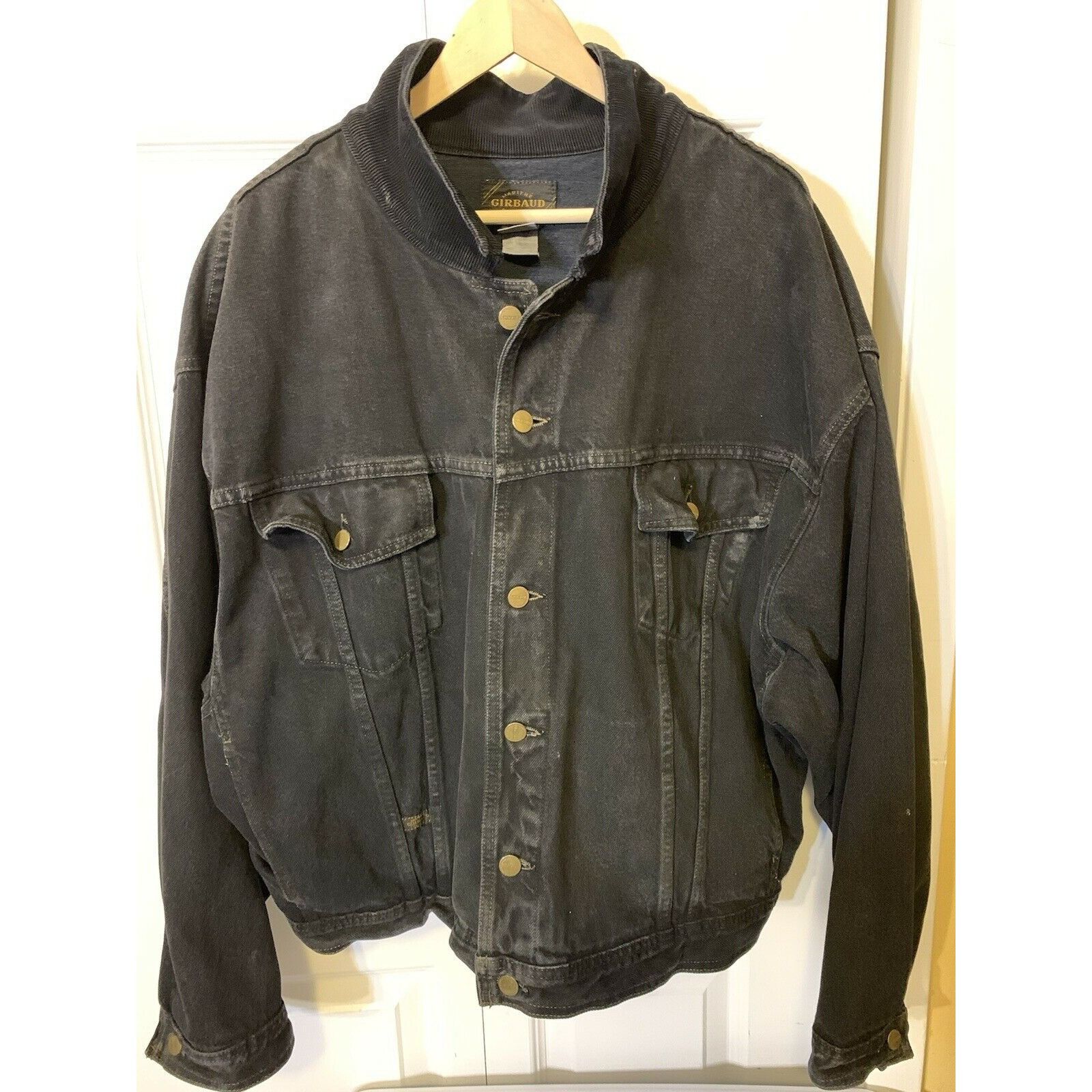 Marithe + Francois Girbaud Vtg Marithe Francois Girbaud denim jean Jacket Black Men’s Size US XL / EU 56 / 4 - 4 Thumbnail
