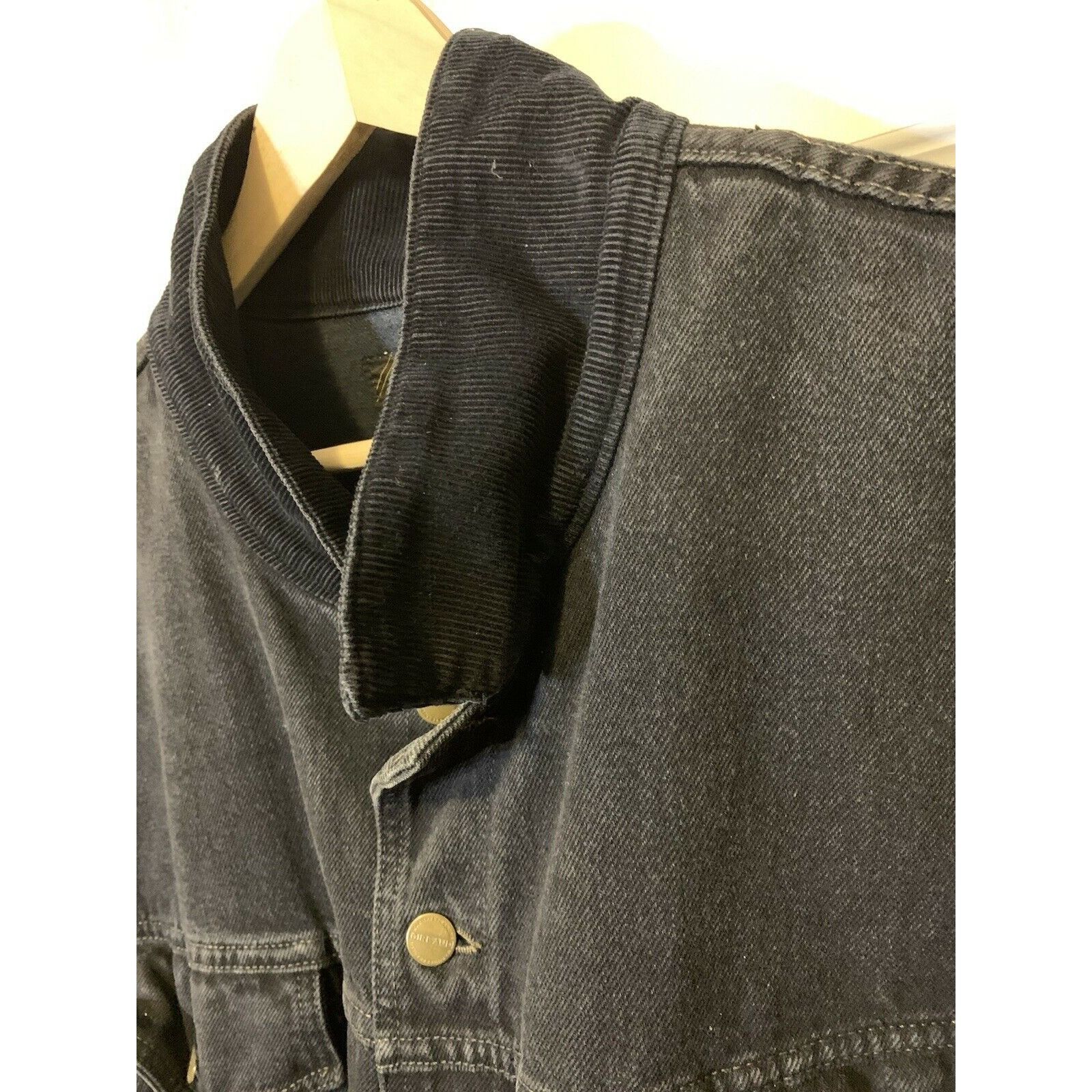 Marithe + Francois Girbaud Vtg Marithe Francois Girbaud denim jean Jacket Black Men’s Size US XL / EU 56 / 4 - 8 Thumbnail