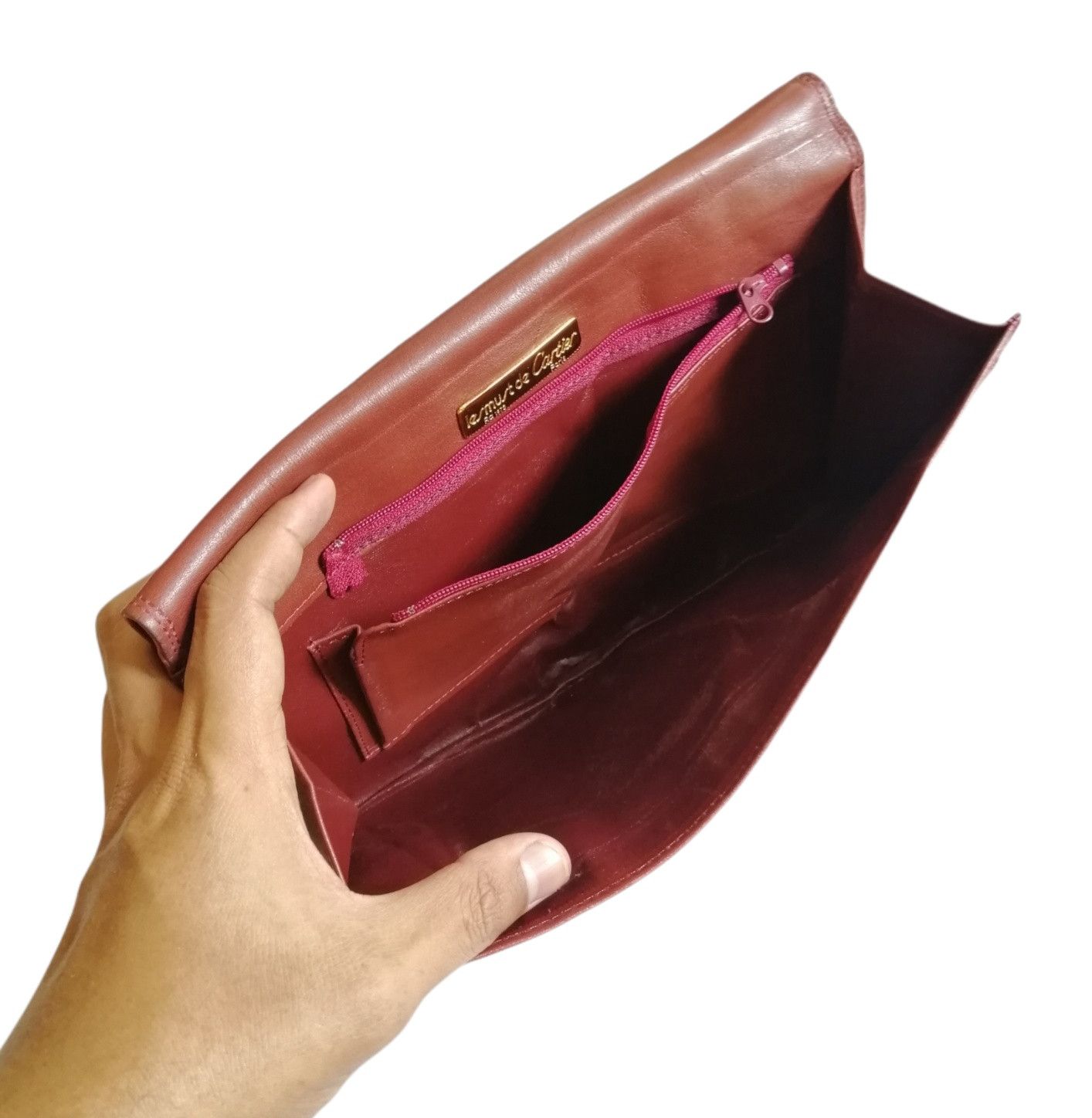 Cartier Vintage Les must de Cartier Paris Leather Clucth Bag Size ONE SIZE - 10 Thumbnail