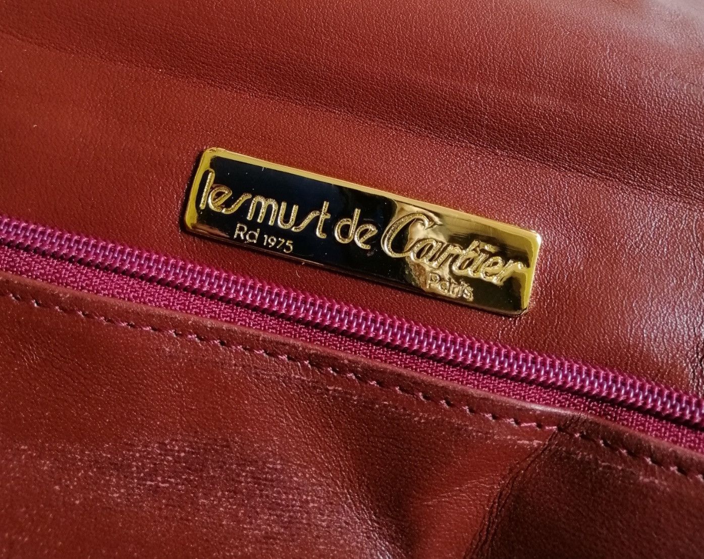 Cartier Vintage Les must de Cartier Paris Leather Clucth Bag Size ONE SIZE - 13 Thumbnail