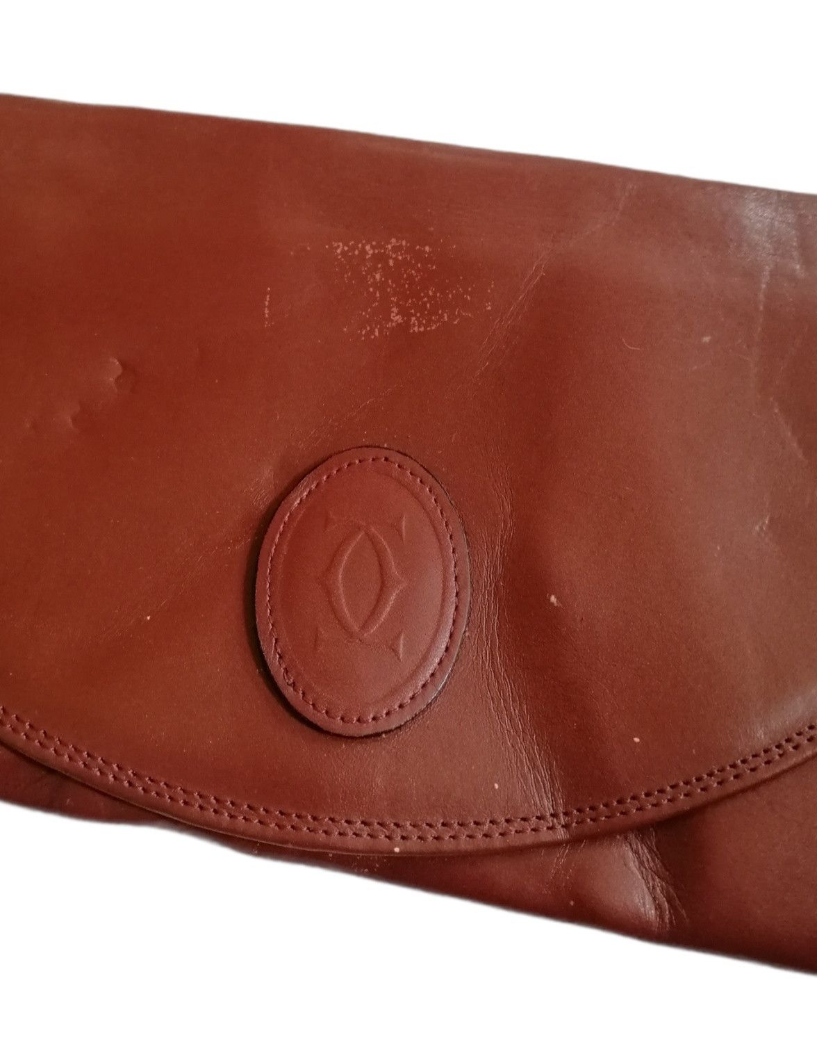 Cartier Vintage Les must de Cartier Paris Leather Clucth Bag Size ONE SIZE - 3 Thumbnail
