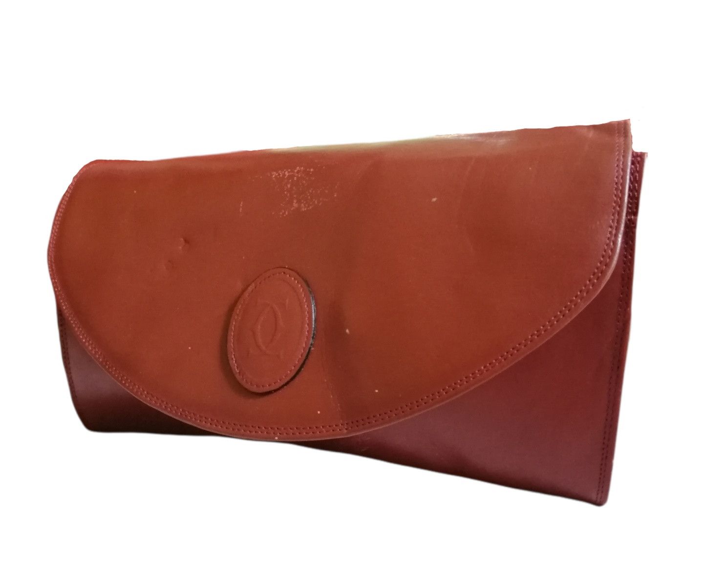 Cartier Vintage Les must de Cartier Paris Leather Clucth Bag Size ONE SIZE - 1 Thumbnail