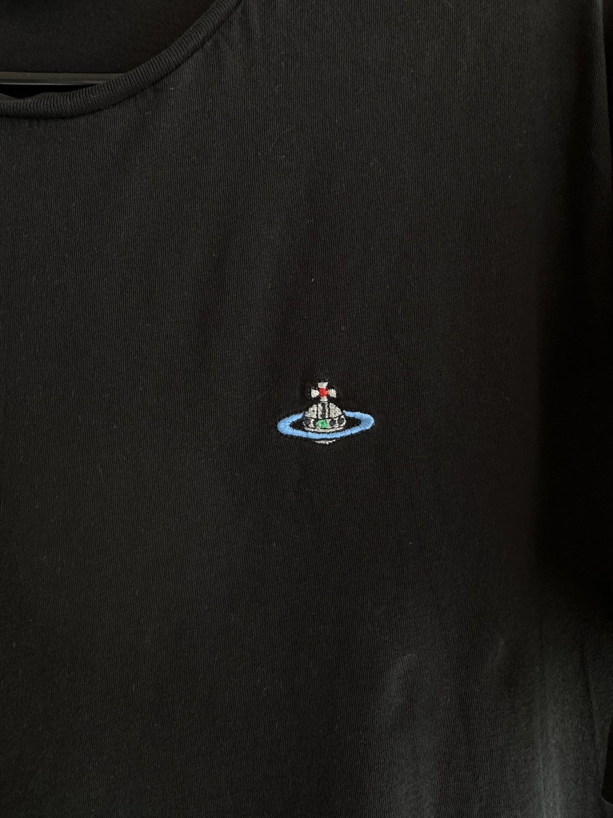 Vivienne Westwood Vivienne Westwood logo t shirt basic tee black Size US L / EU 52-54 / 3 - 3 Thumbnail