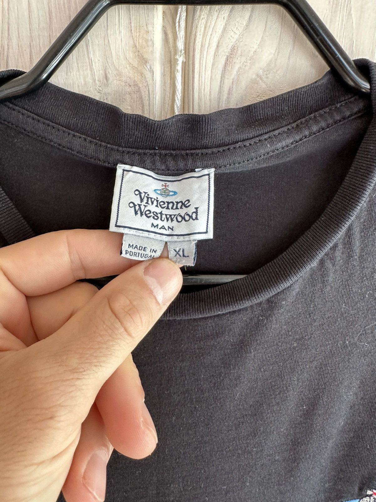 Vivienne Westwood Vivienne Westwood logo t shirt basic tee black Size US L / EU 52-54 / 3 - 5 Thumbnail