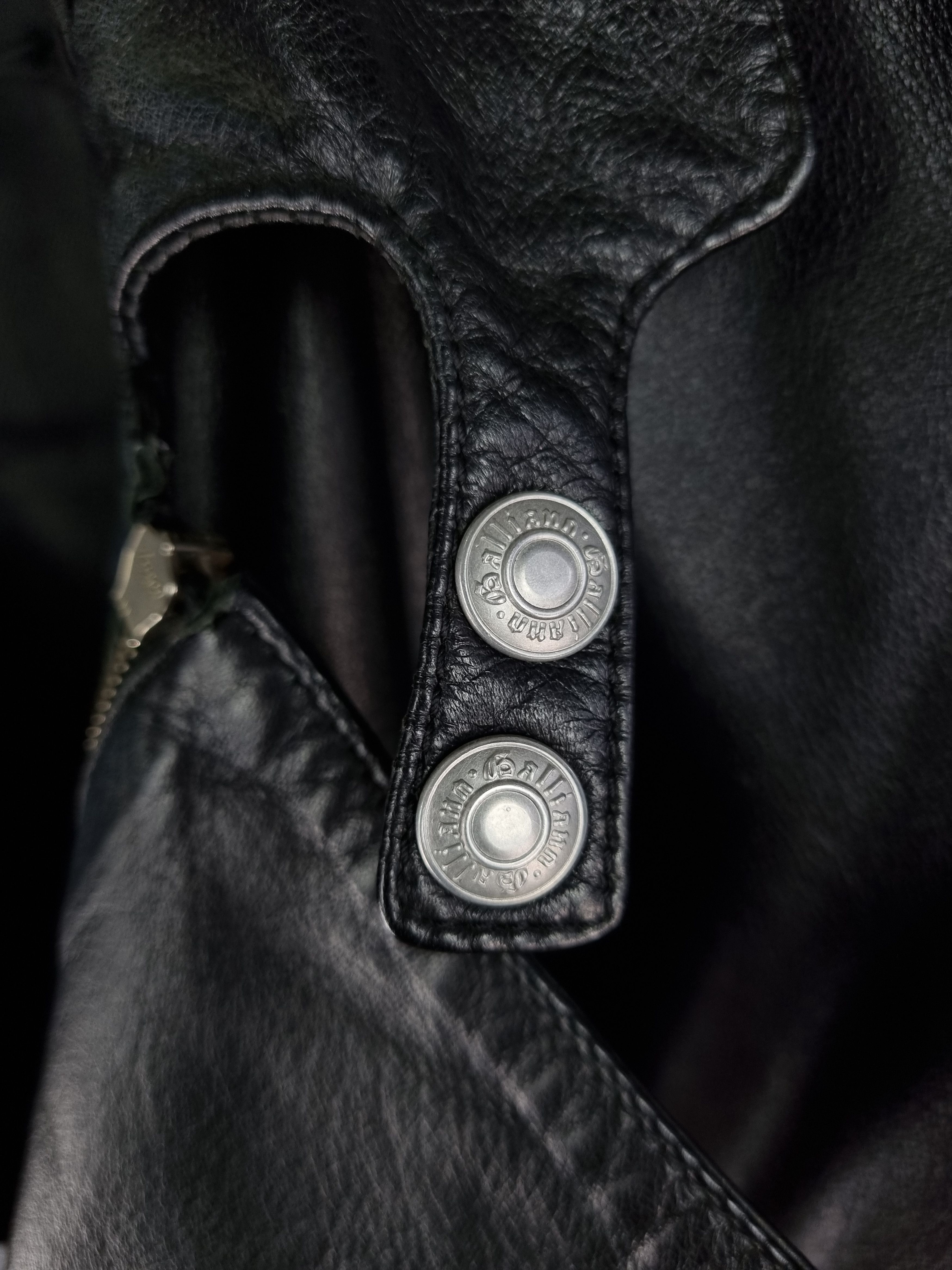 John Galliano Rare John Galliano Biker Leather Jacket Size US S / EU 44-46 / 1 - 18 Thumbnail