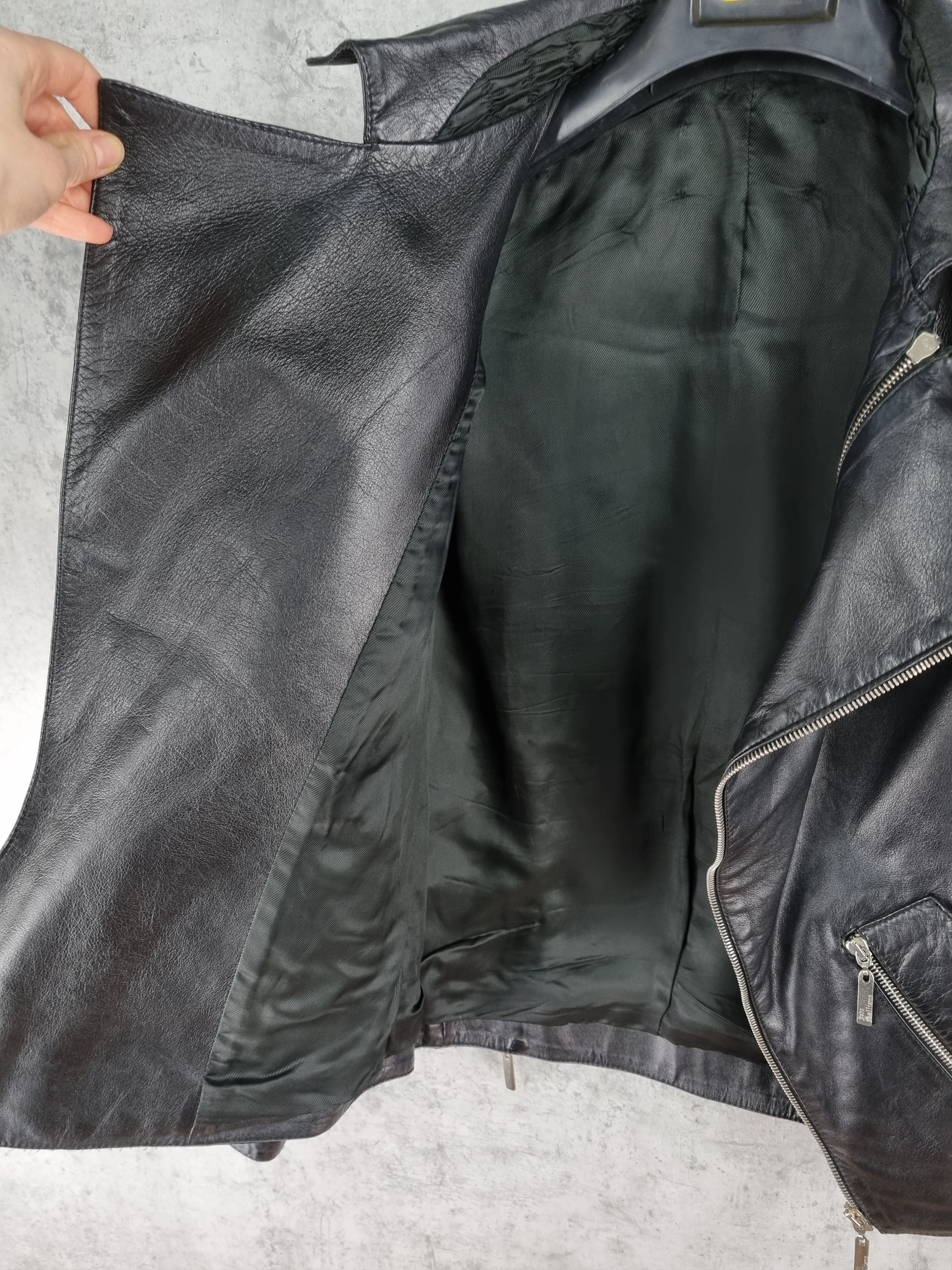 John Galliano Rare John Galliano Biker Leather Jacket Size US S / EU 44-46 / 1 - 20 Thumbnail