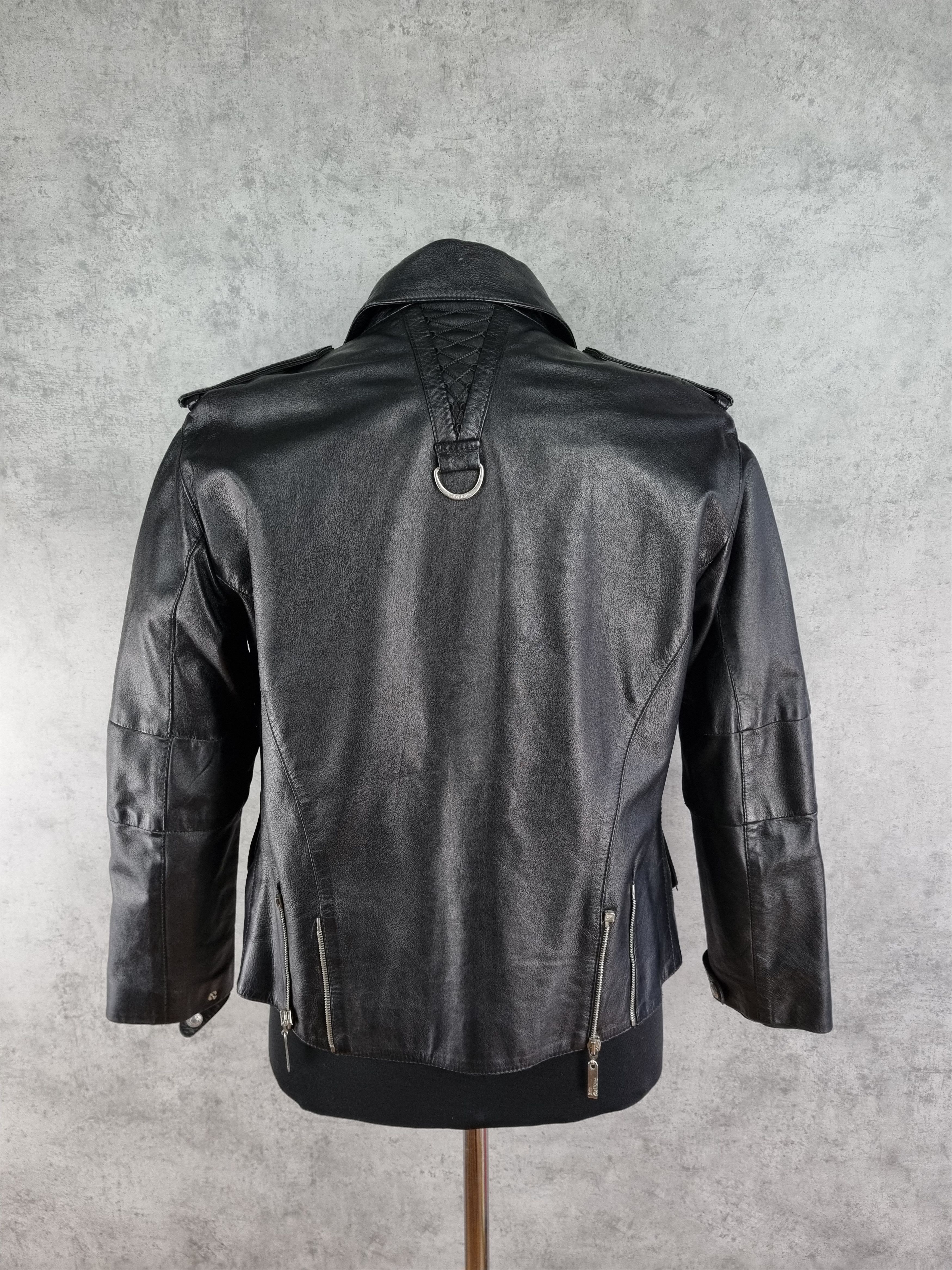 John Galliano Rare John Galliano Biker Leather Jacket Size US S / EU 44-46 / 1 - 10 Thumbnail
