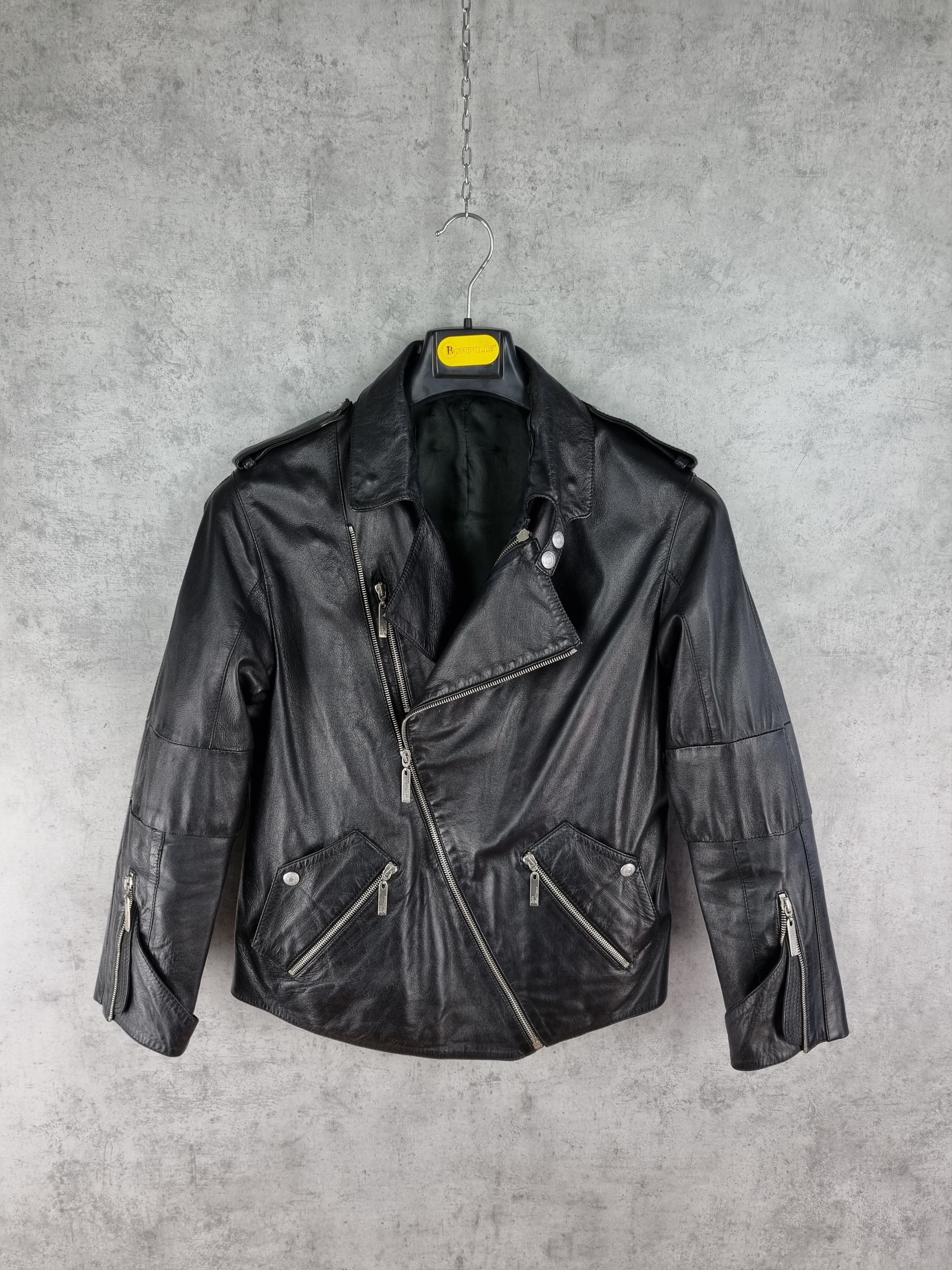 John Galliano Rare John Galliano Biker Leather Jacket Size US S / EU 44-46 / 1 - 2 Thumbnail