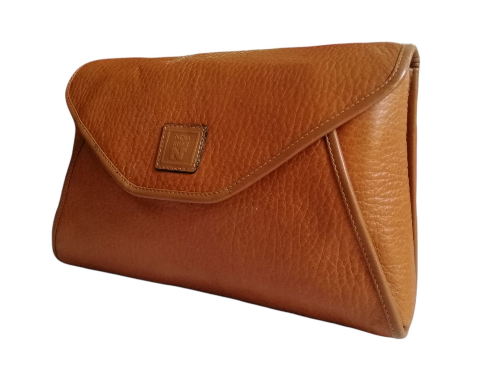 Nina Ricci Vintage NINA RICCI Moroquinerie Leather Clucth Bags Size ONE SIZE - 2 Thumbnail