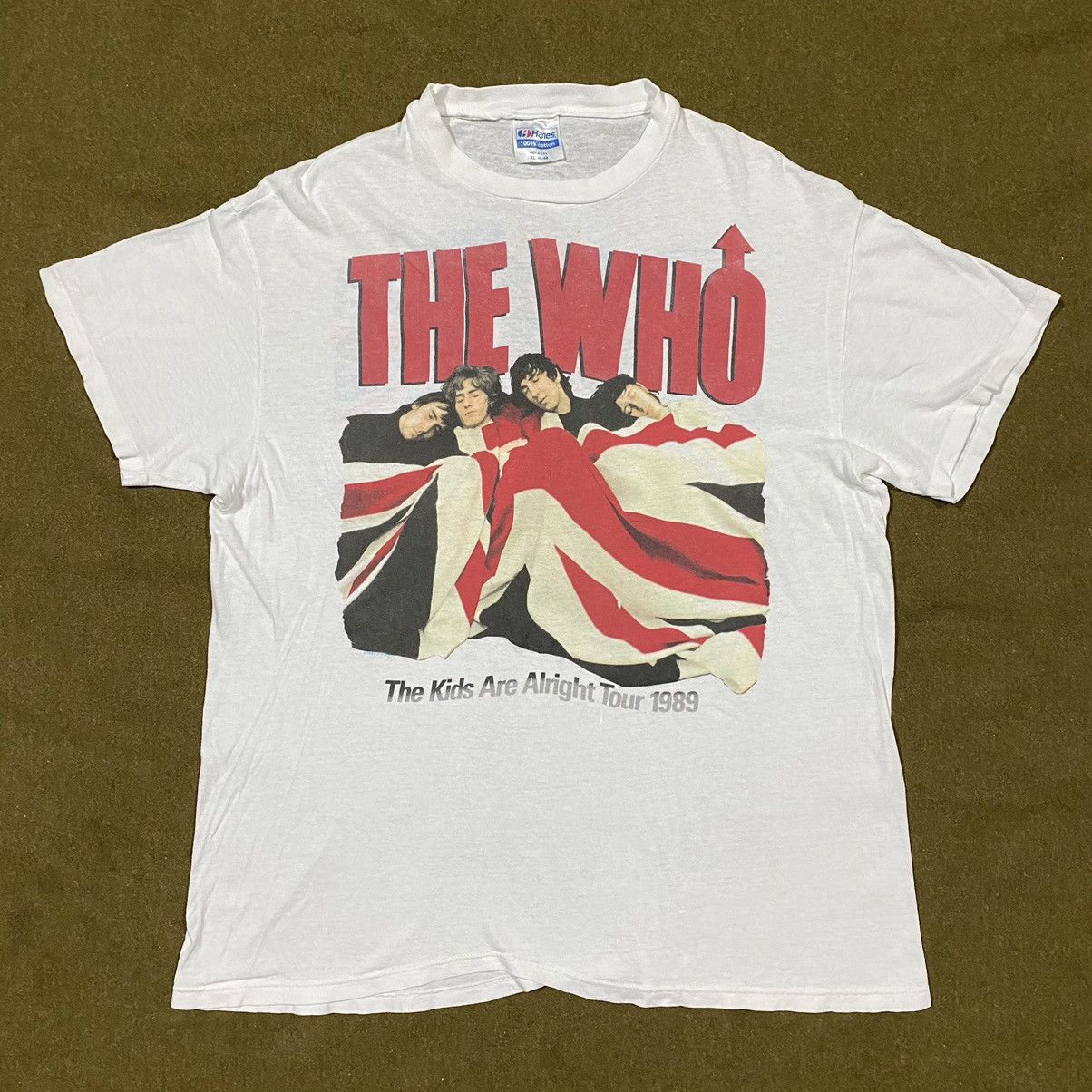 VINTAGE 80S THE WHO T-SHIRT