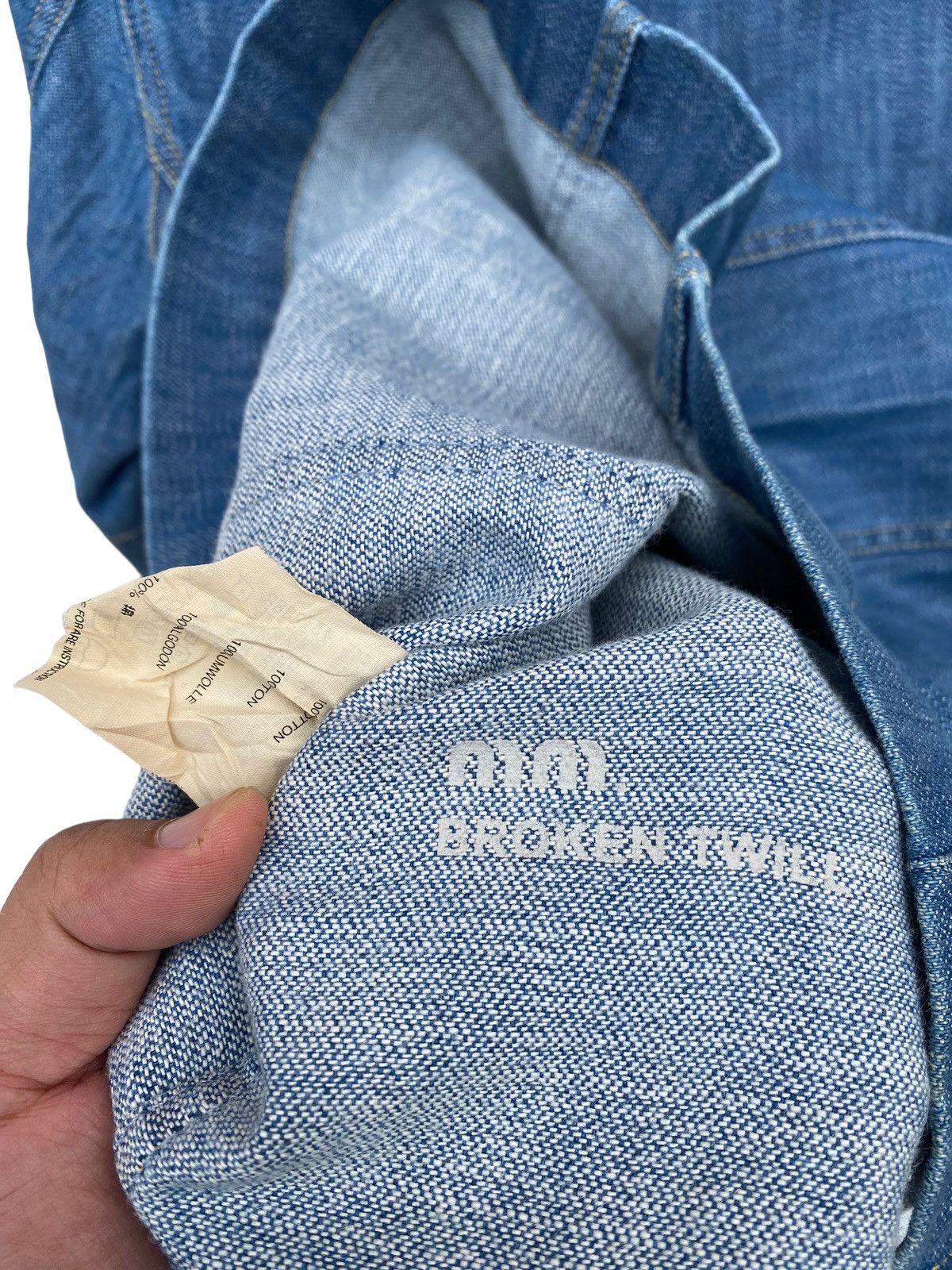 Miu Miu Miu Miu Broken Twill Denim Shirt Size US M / EU 48-50 / 2 - 3 Thumbnail
