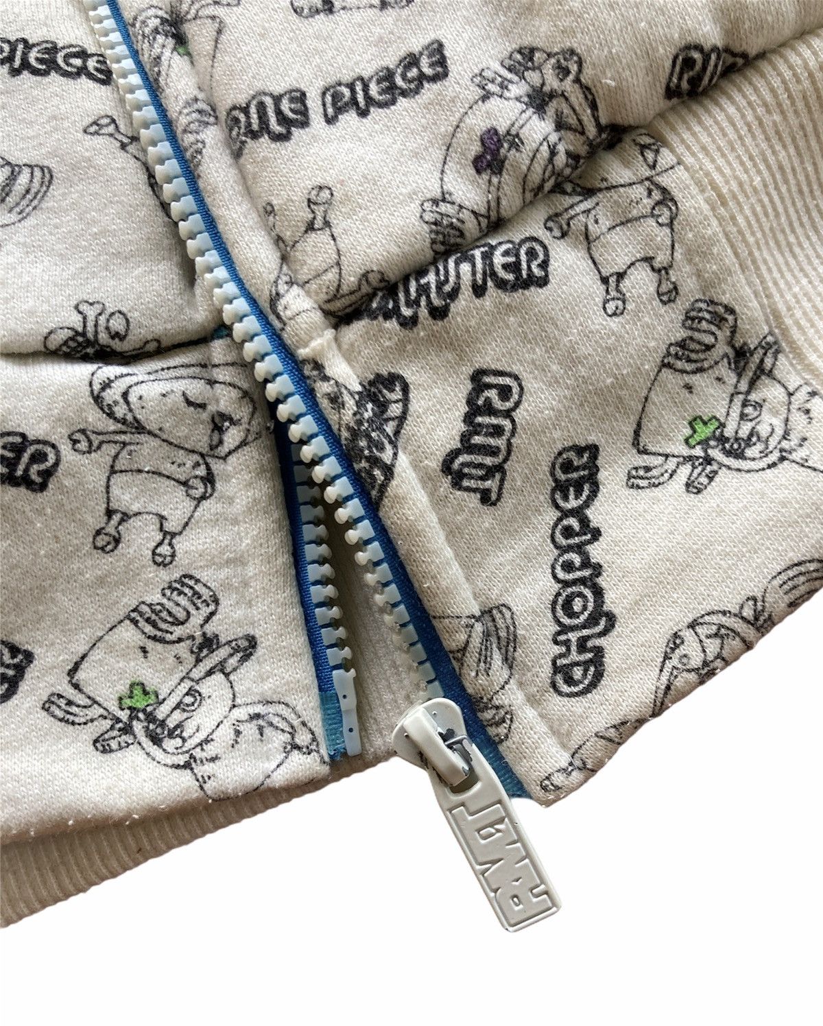Japanese Brand ONE PIECE FULLPRINT RMT ZIPPER HOODIE Size US XXL / EU 58 / 5 - 5 Thumbnail
