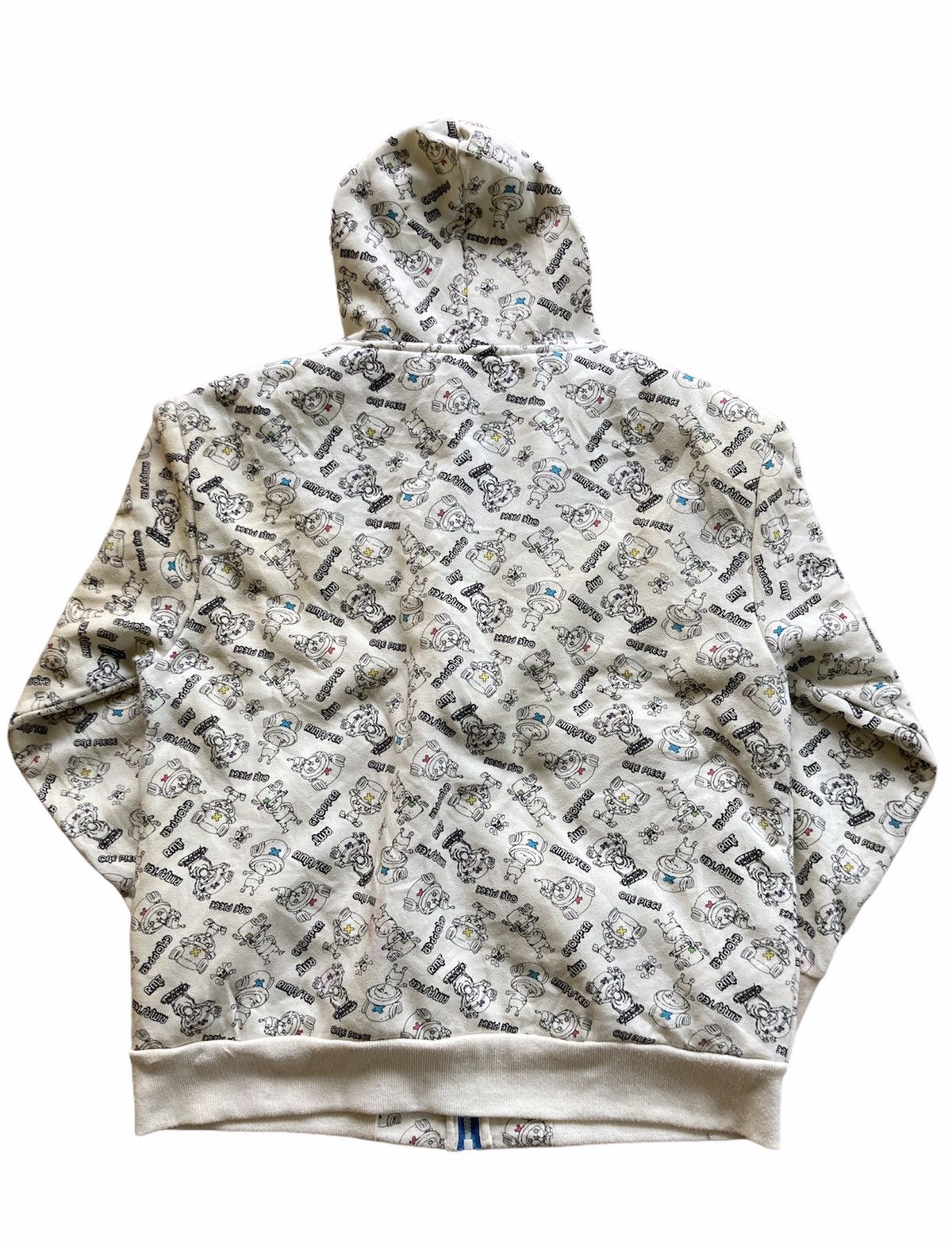 Japanese Brand ONE PIECE FULLPRINT RMT ZIPPER HOODIE Size US XXL / EU 58 / 5 - 6 Thumbnail