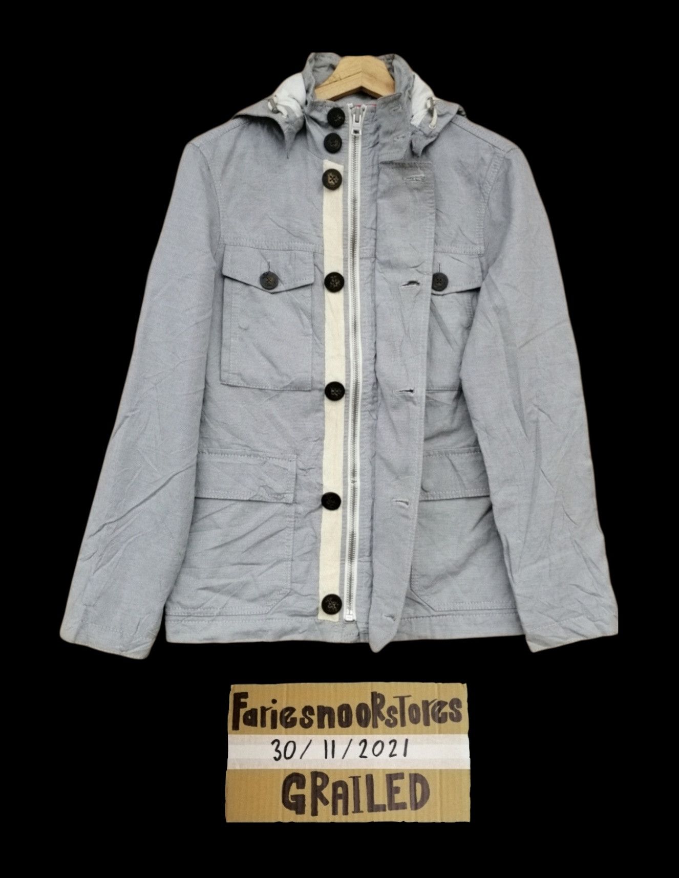 Tommy Hilfiger Vintage Tommy Hilfiger Cotton Metal Hoodie Jacket Size US S / EU 44-46 / 1 - 12 Thumbnail