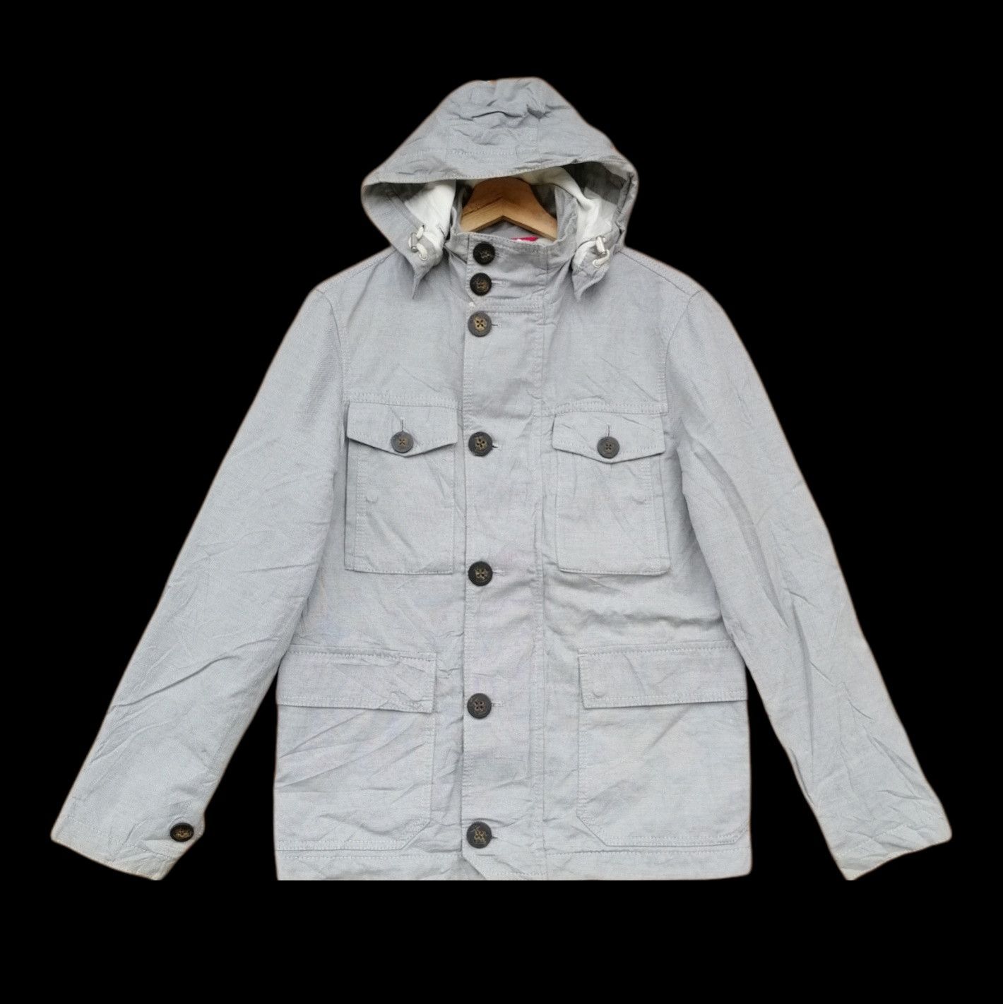 Tommy Hilfiger Vintage Tommy Hilfiger Cotton Metal Hoodie Jacket Size US S / EU 44-46 / 1 - 2 Thumbnail