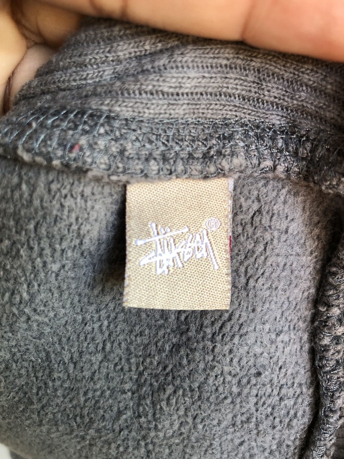 Stussy Vintage STUSSY Overprint zipper hoodie Size US S / EU 44-46 / 1 - 11 Thumbnail