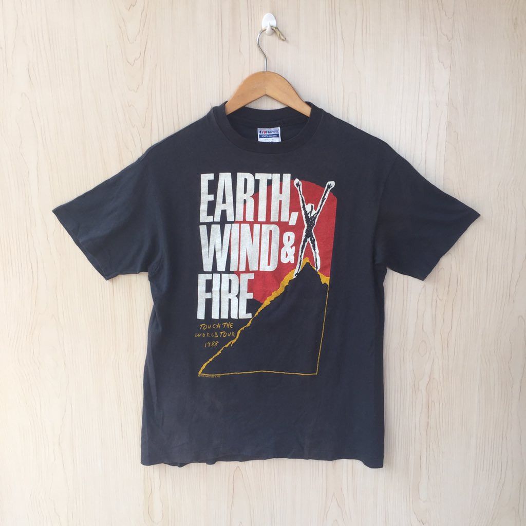 Band Tees Vintage 80s Band Earth Wind and Fire Japan Tour Size US S / EU 44-46 / 1 - 1 Thumbnail