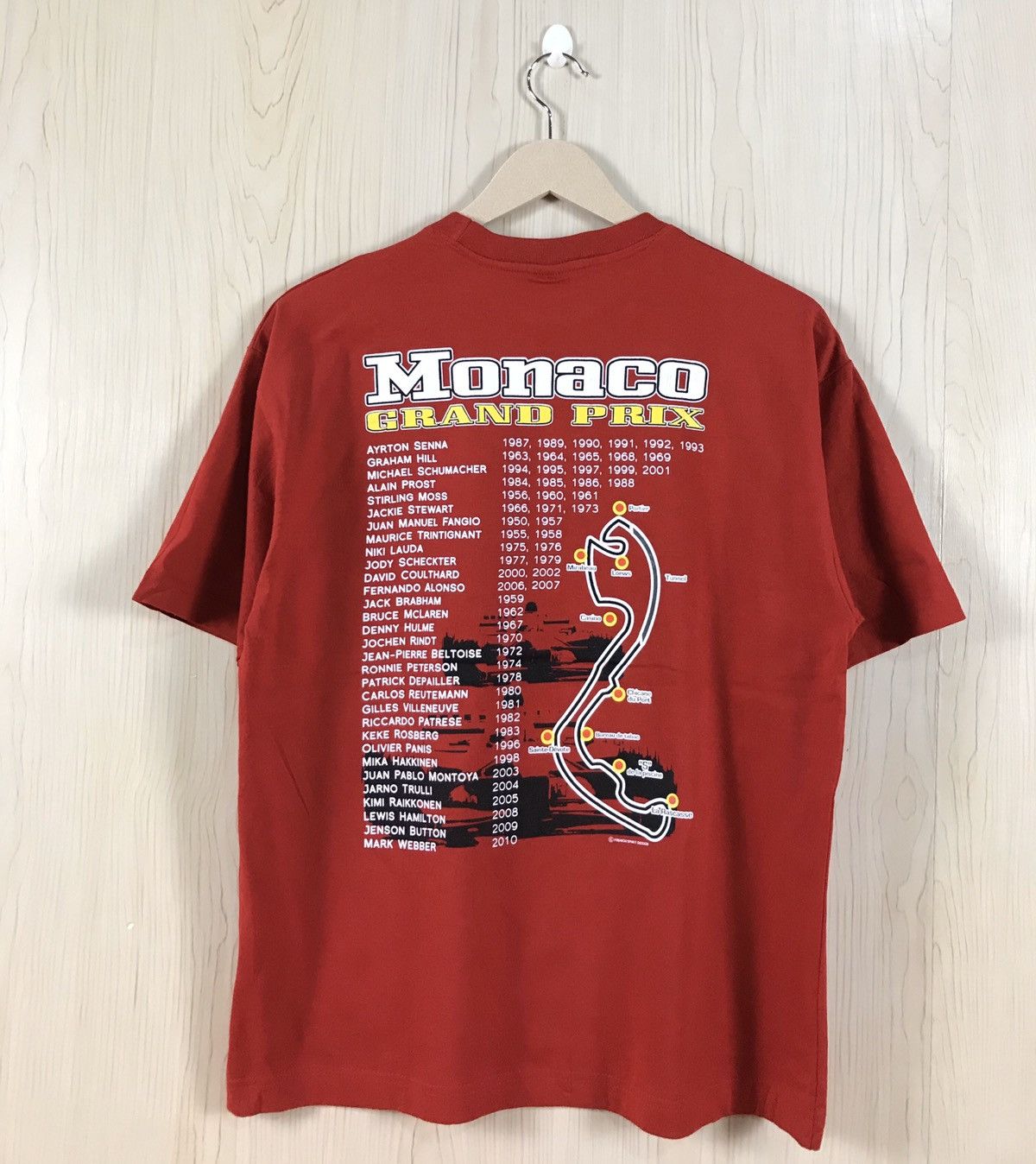 Other Monaco Grandprix Champion List Winner Formula One Size US S / EU 44-46 / 1 - 2 Thumbnail