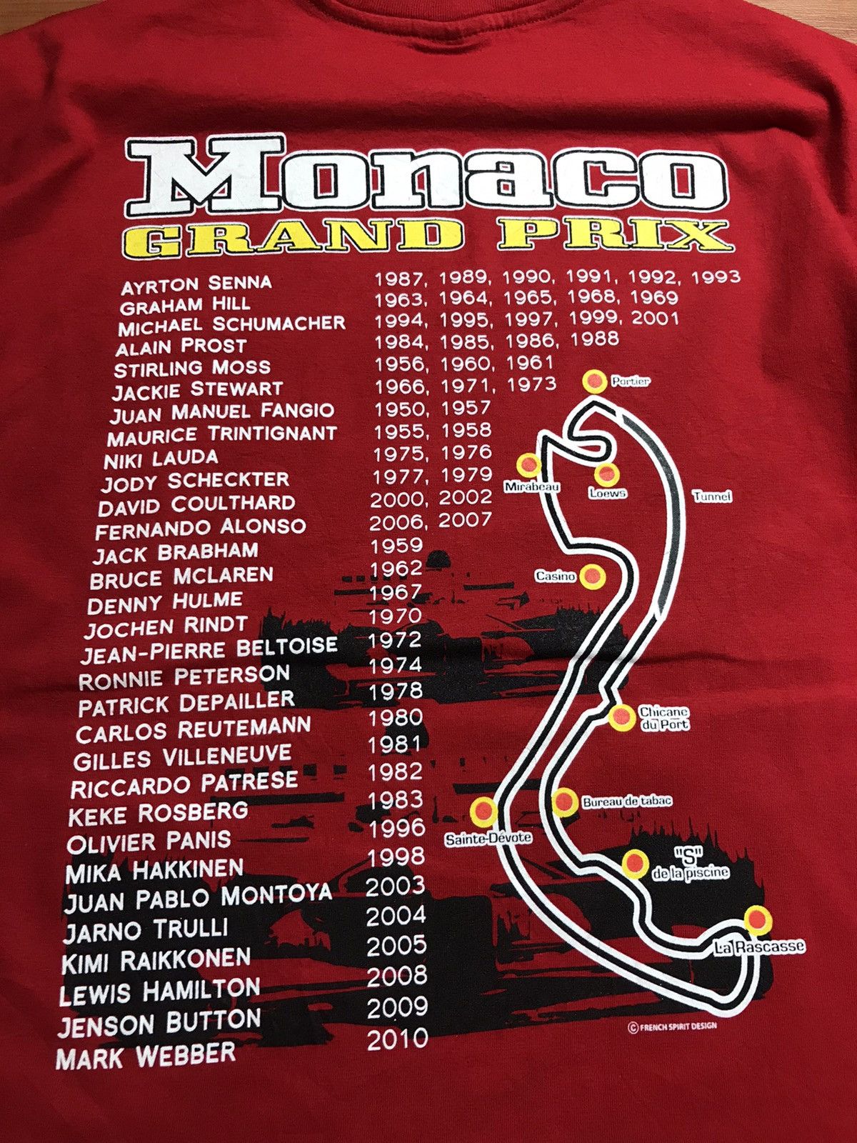Other Monaco Grandprix Champion List Winner Formula One Size US S / EU 44-46 / 1 - 4 Thumbnail