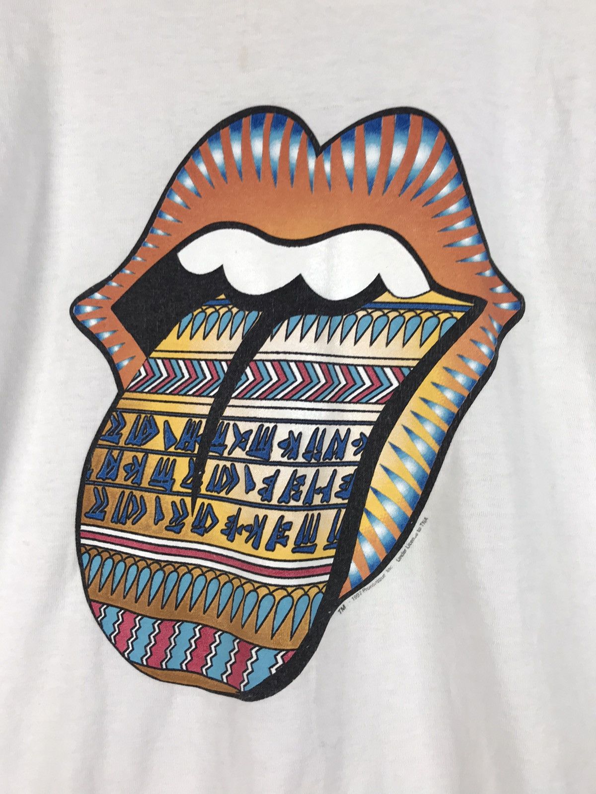 Band Tees Vintage 90s Rolling Stones World Tour 1997 Band Shirt Size US L / EU 52-54 / 3 - 3 Thumbnail