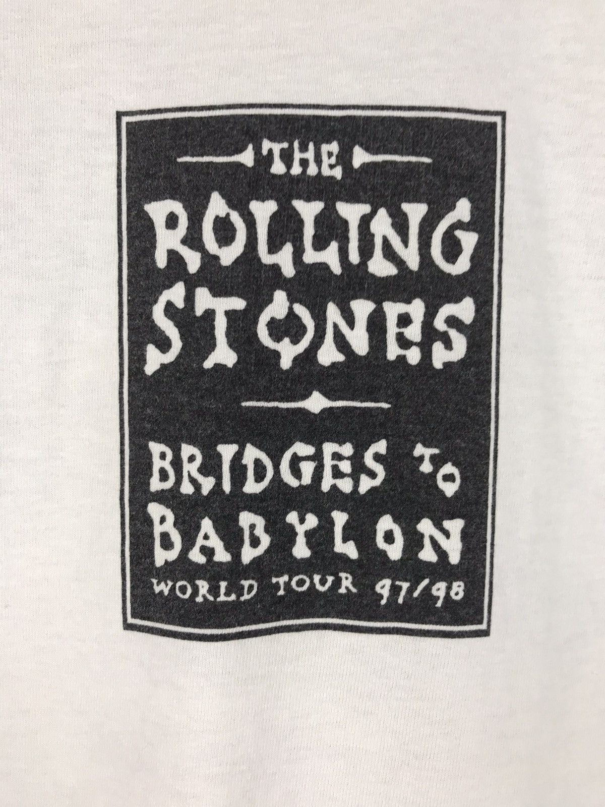 Band Tees Vintage 90s Rolling Stones World Tour 1997 Band Shirt Size US L / EU 52-54 / 3 - 5 Thumbnail