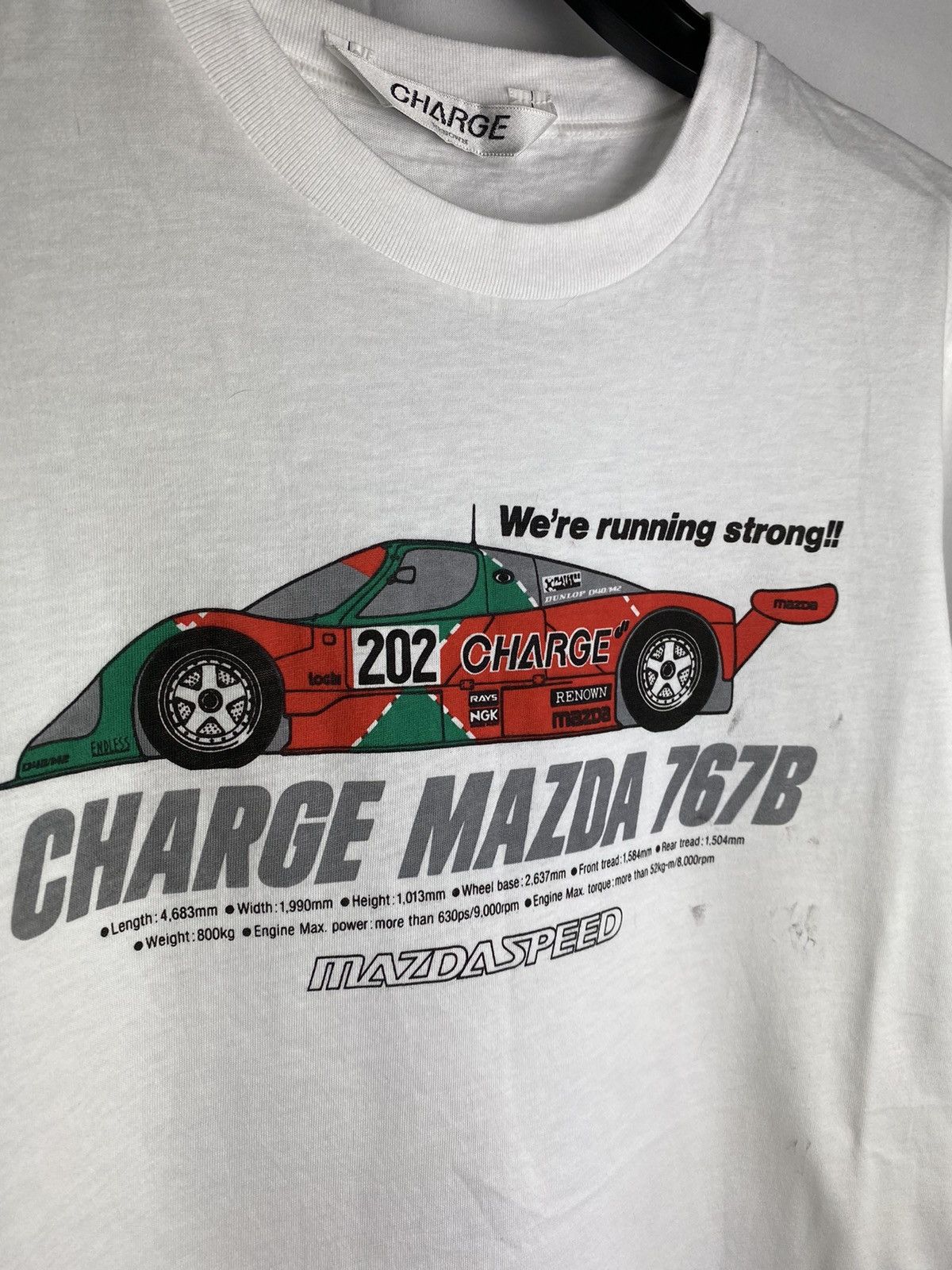 Other 90s Mazda Charge Renown 787B Tee Size US M / EU 48-50 / 2 - 3 Thumbnail