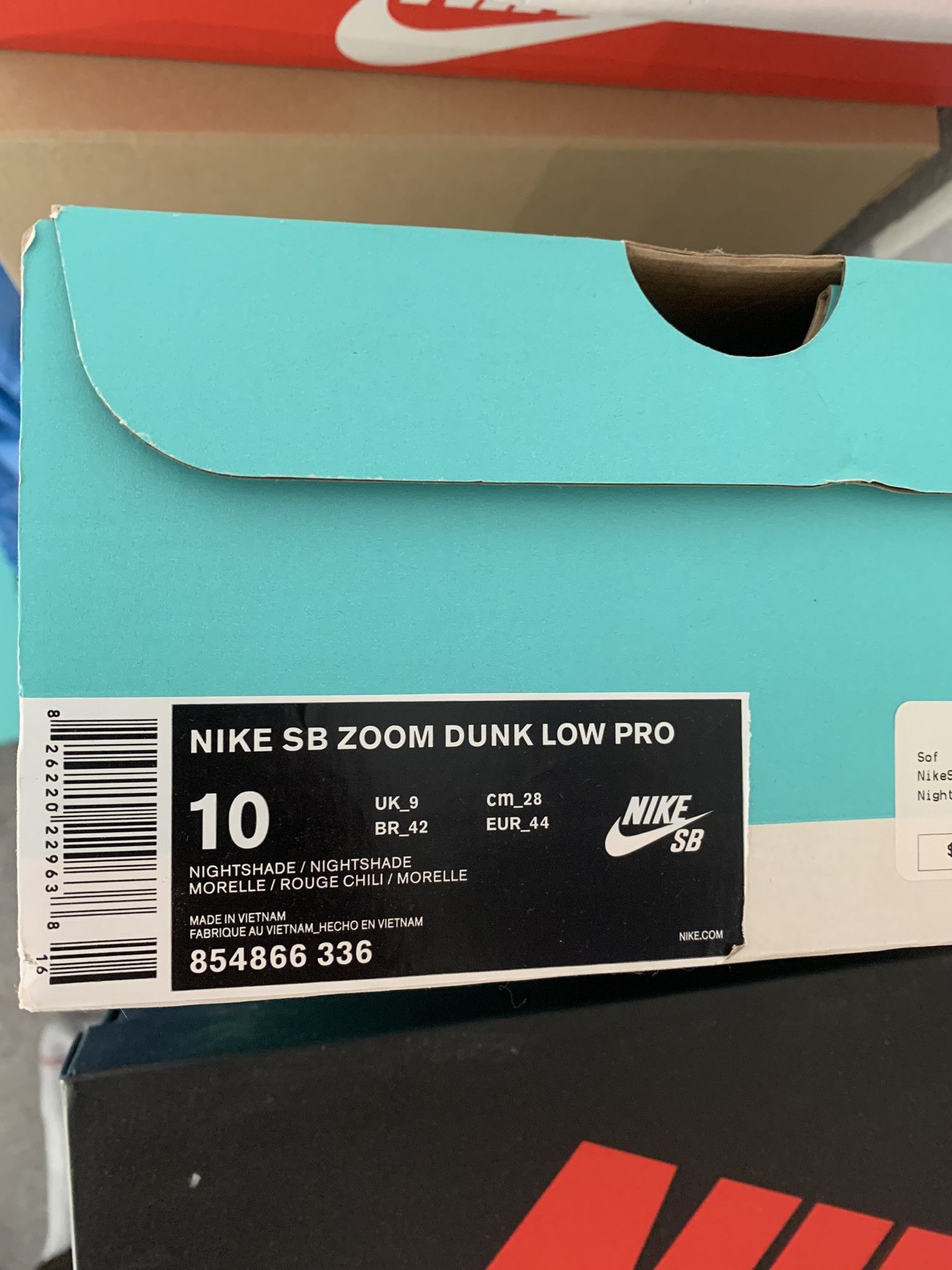 Nike Nike Dunk SB Low Reverse Shark Size US 10 / EU 43 - 7 Thumbnail