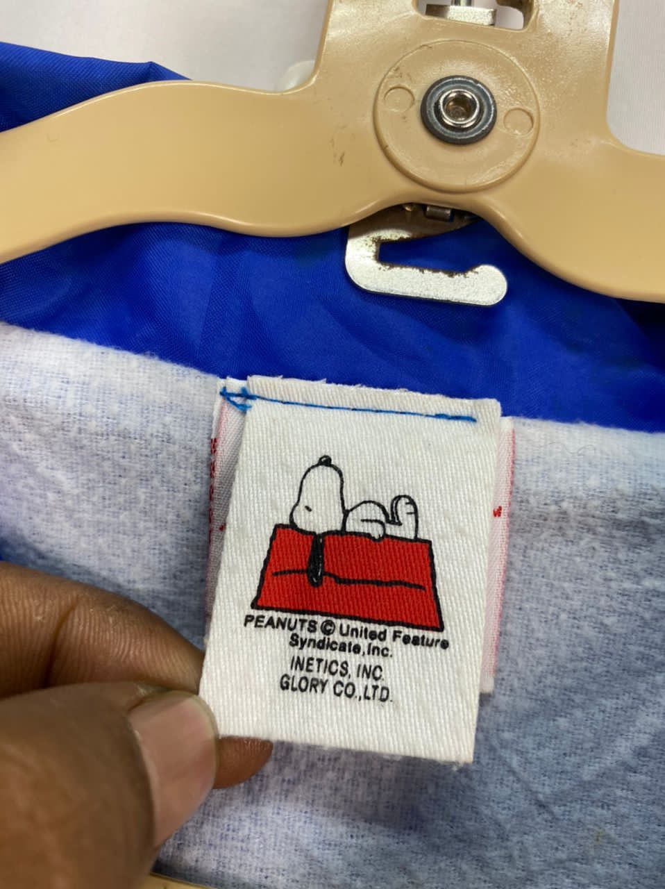 Peanuts × Vintage Vintage snoopy snap button nylon jacket Size US M / EU 48-50 / 2 - 3 Thumbnail