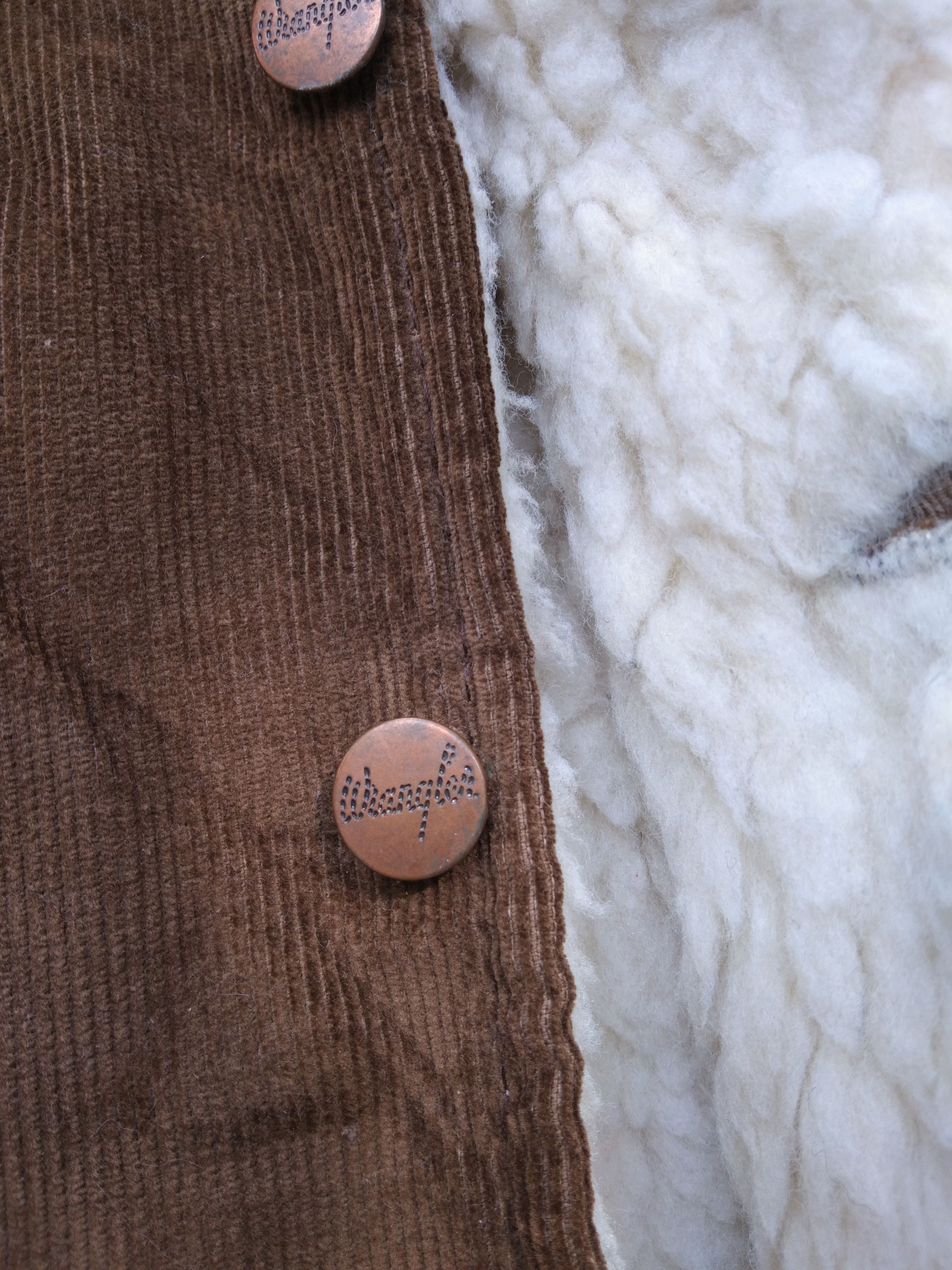 Vintage × Wrangler VINTAGE WRANGLER COLDUROY VEST LINING SHERPA Size US S / EU 44-46 / 1 - 13 Thumbnail