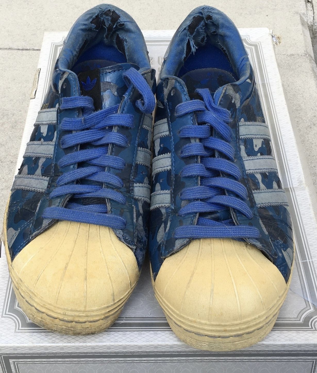 Adidas × Bape × Undefeated Bape Adidas camo low top Size US 9.5 / EU 42-43 - 2 Thumbnail