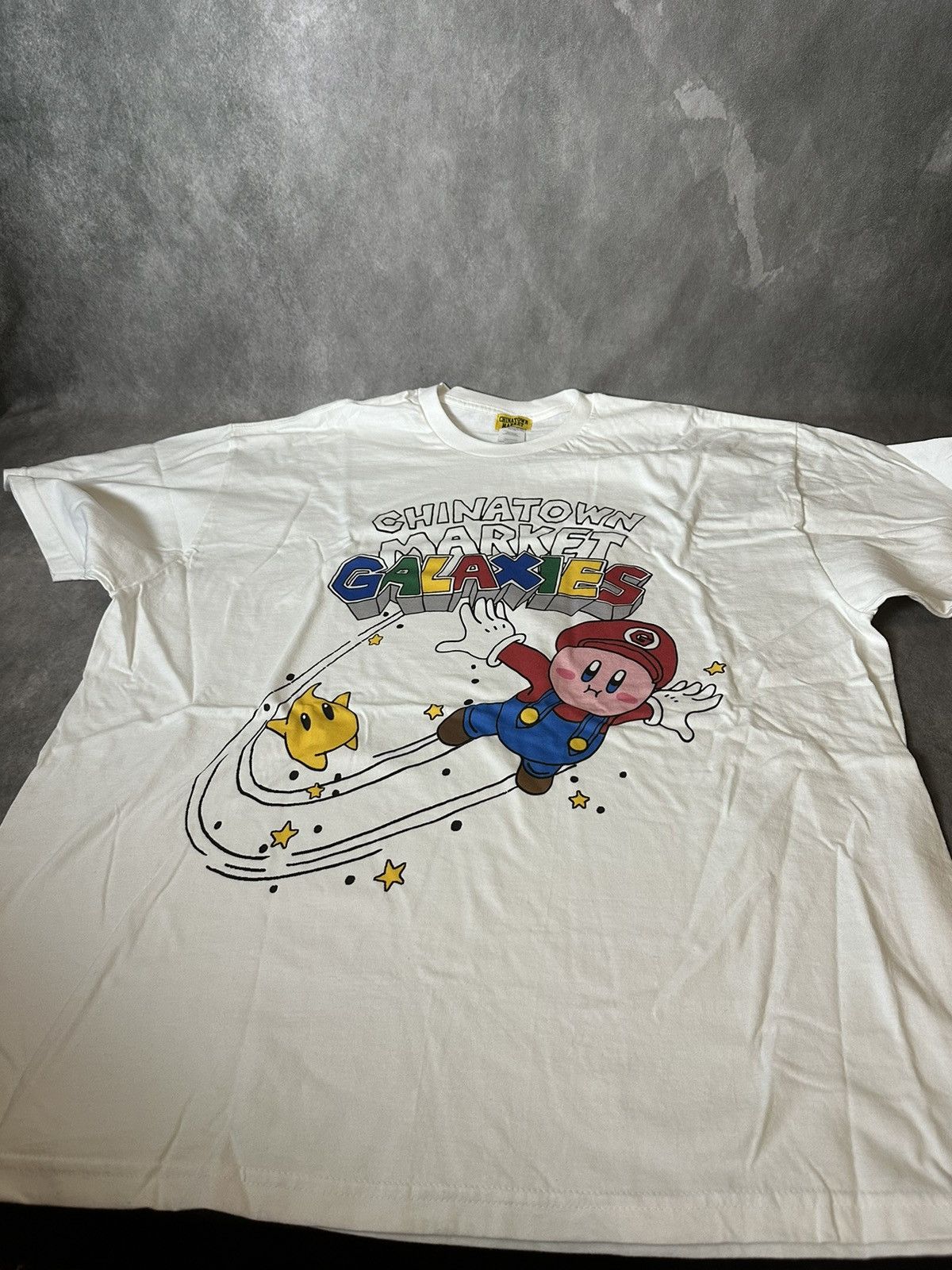 image of Ctm Market X Galaxies Super Kirby Tee in White, Men's (Size 2XL)