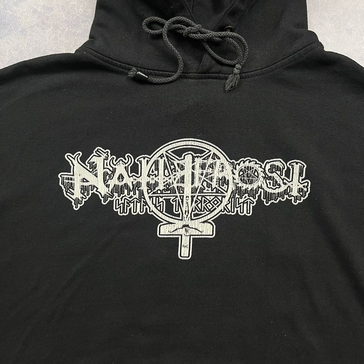 Band Tees VINTAGE 2003 NATEFROST DEDICATED TO EVIL BLACK METAL HOODIE Size US L / EU 52-54 / 3 - 3 Thumbnail