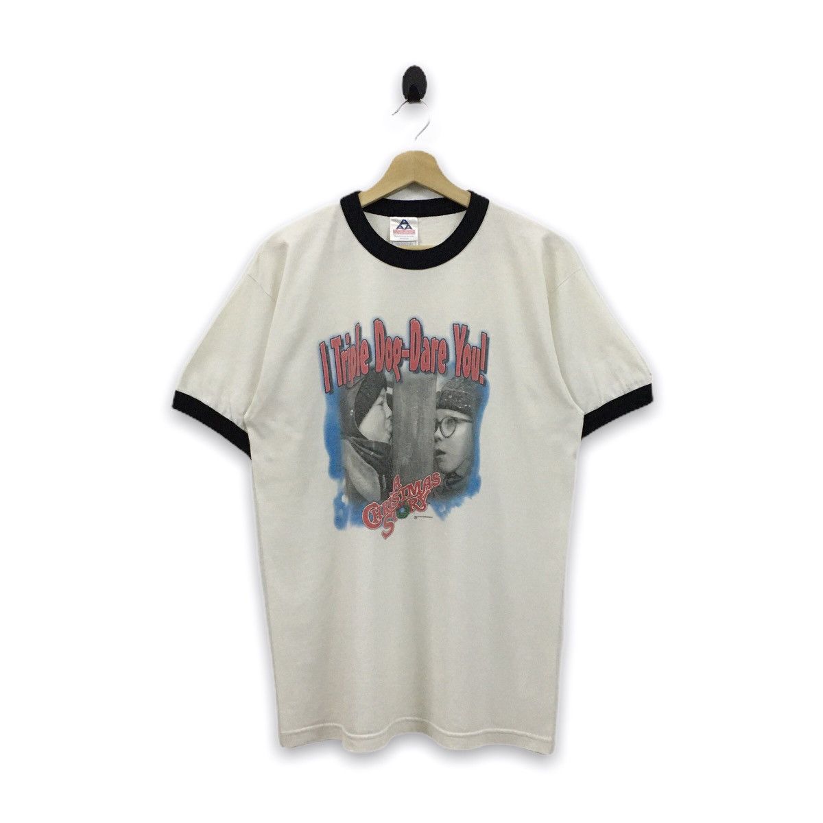 Vintage Rare Vintage Movie A Christmas Story I Triple Dog-Dare You! Size US L / EU 52-54 / 3 - 1 Thumbnail
