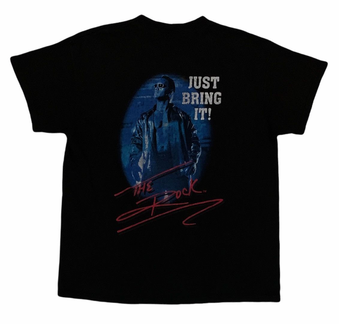 Vintage × WWF Rare Design Vintage Wrestling WWF The Rock T-shirt 2000s Size US M / EU 48-50 / 2 - 2 Thumbnail