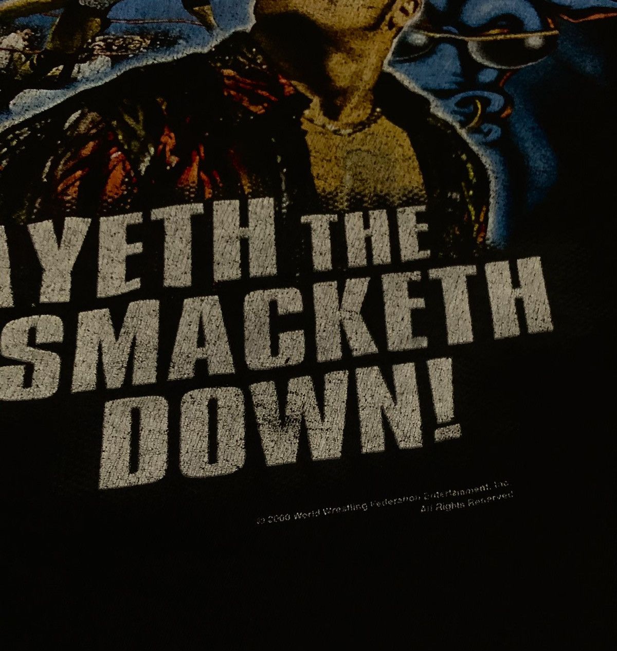 Vintage × WWF Rare Design Vintage Wrestling WWF The Rock T-shirt 2000s Size US M / EU 48-50 / 2 - 7 Thumbnail