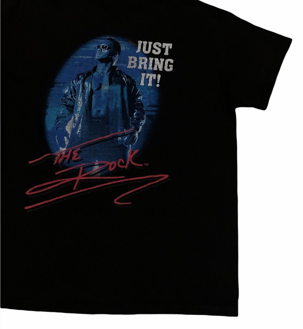 Vintage × WWF Rare Design Vintage Wrestling WWF The Rock T-shirt 2000s Size US M / EU 48-50 / 2 - 6 Thumbnail