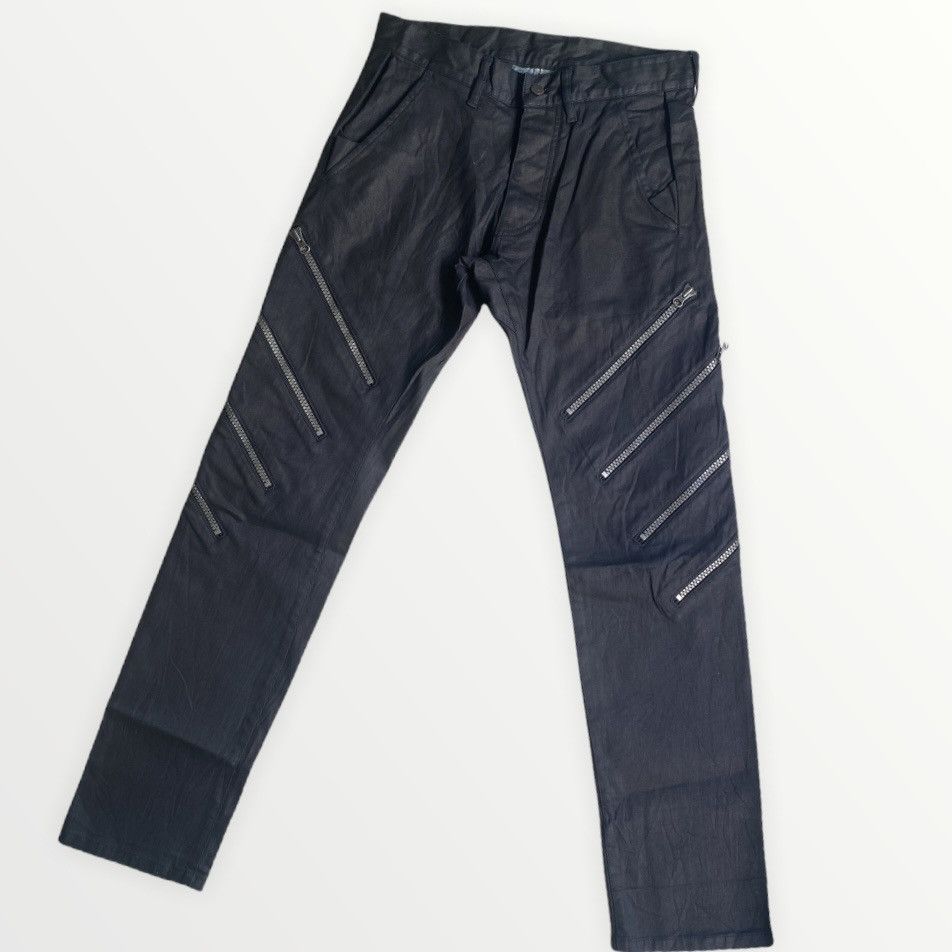Vivienne Westwood Resin Black Coated Zip Denim Size US 30 / EU 46 - 1 Thumbnail