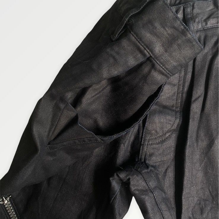 Vivienne Westwood Resin Black Coated Zip Denim Size US 30 / EU 46 - 4 Thumbnail