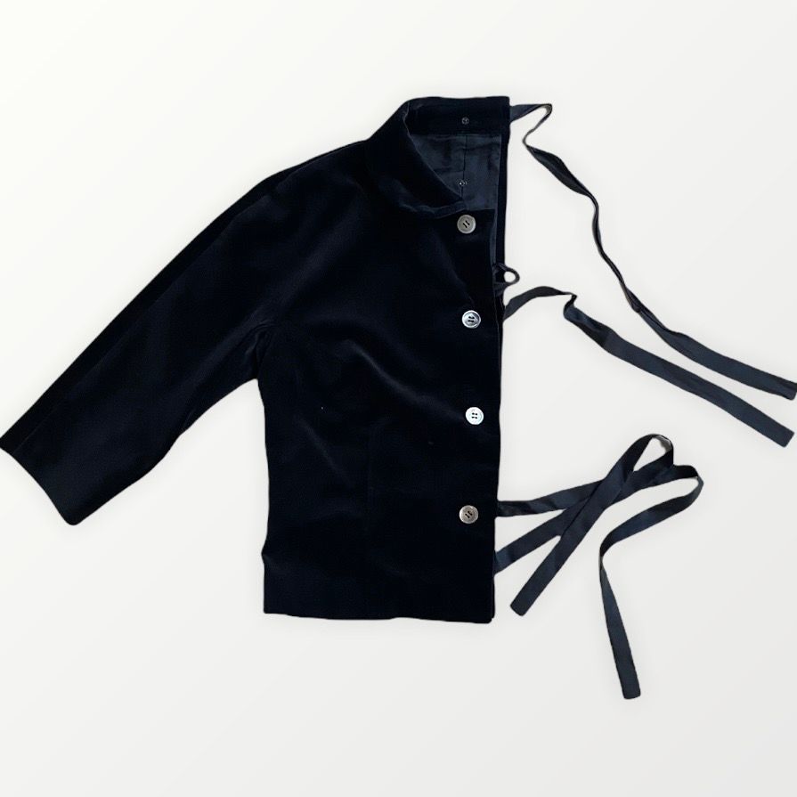 Pre-owned Comme Des Garçons Fall 11 Jacket Part Bondage In Black