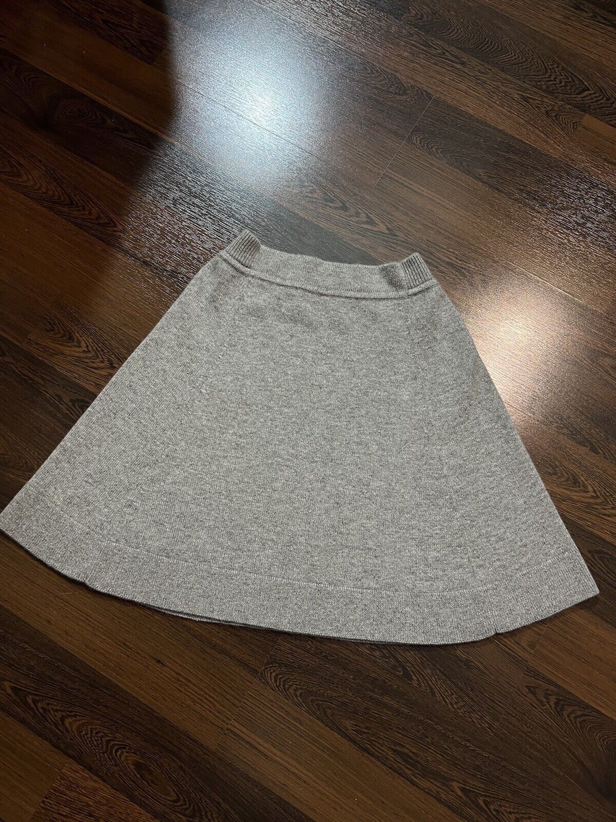 Iris von Arnim IRIS Von Arnim Cashmere Skirt Gray Size S Size 28" / US 6 / IT 42 - 8 Thumbnail