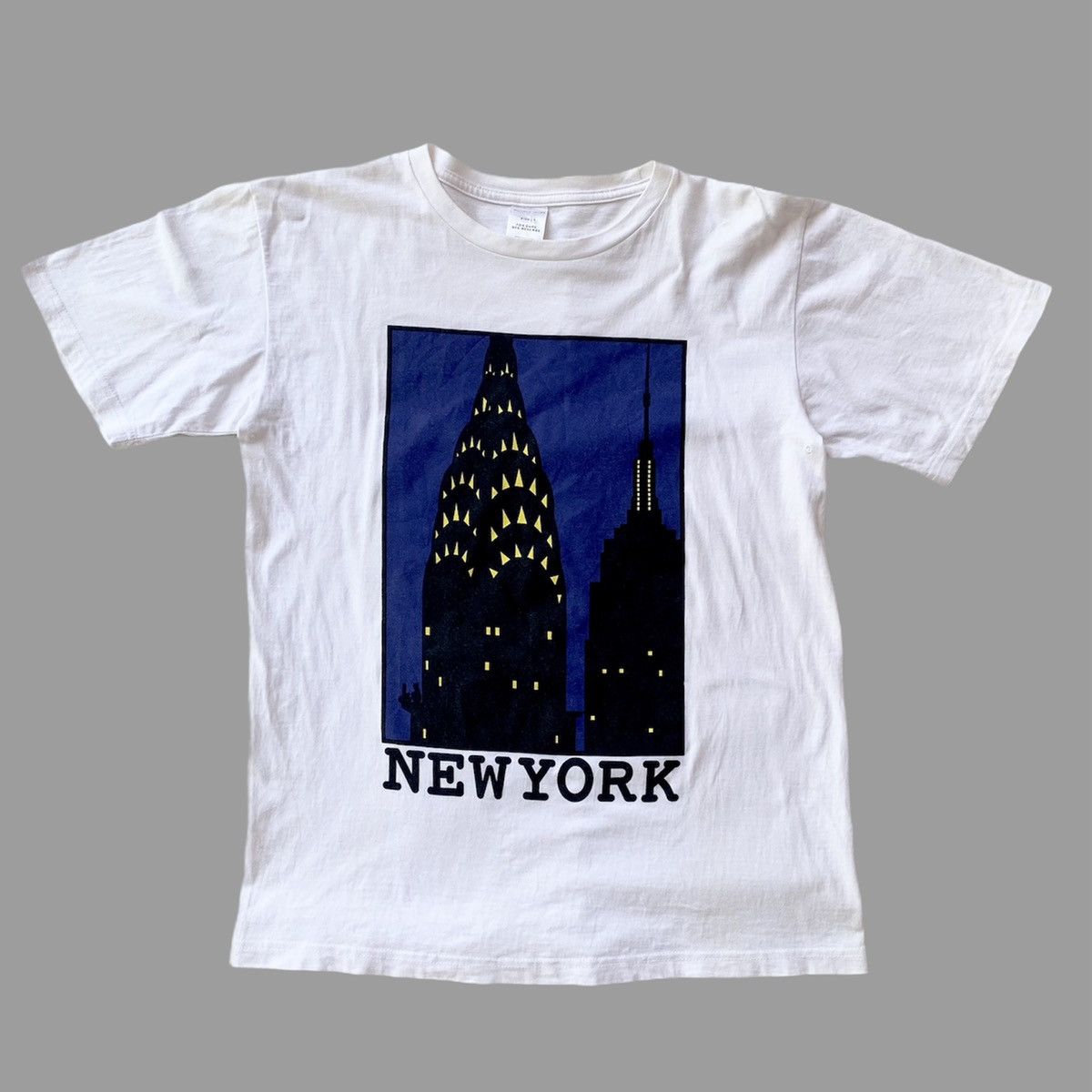 image of Number N Ine x Takahiromiyashita The Soloist Number (N)Ine Ss02 Modern Age New York T Shirt in Whit