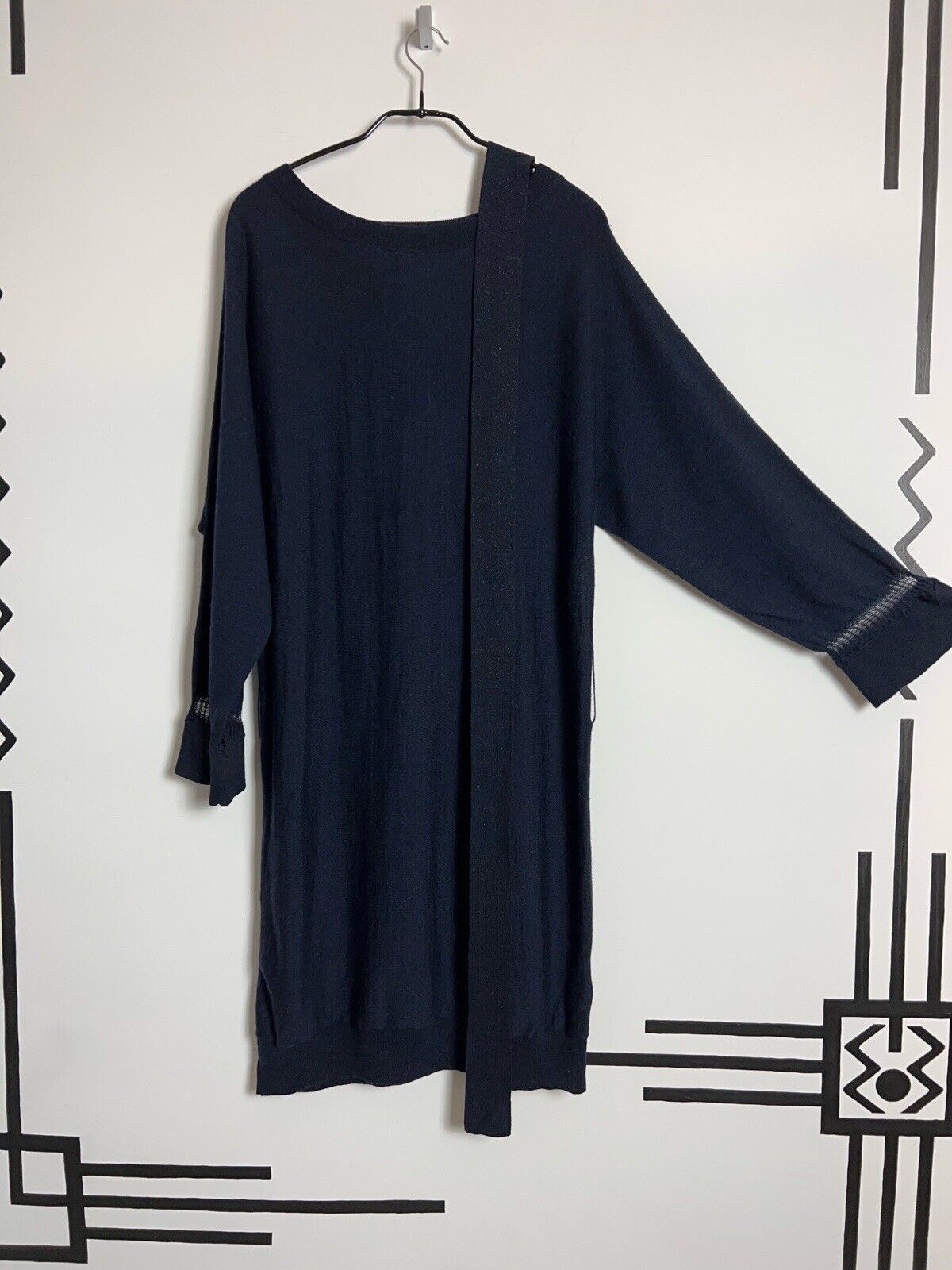 Zadig & Voltaire Zadig Voltaire Merino Wool Dress Blue Size L Size L / US 10 / IT 46 - 7 Thumbnail