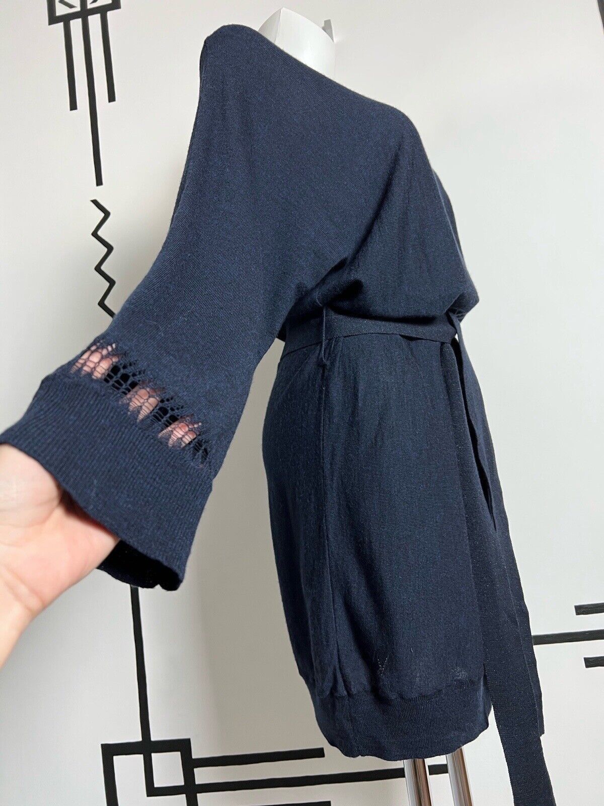 Zadig & Voltaire Zadig Voltaire Merino Wool Dress Blue Size L Size L / US 10 / IT 46 - 5 Thumbnail