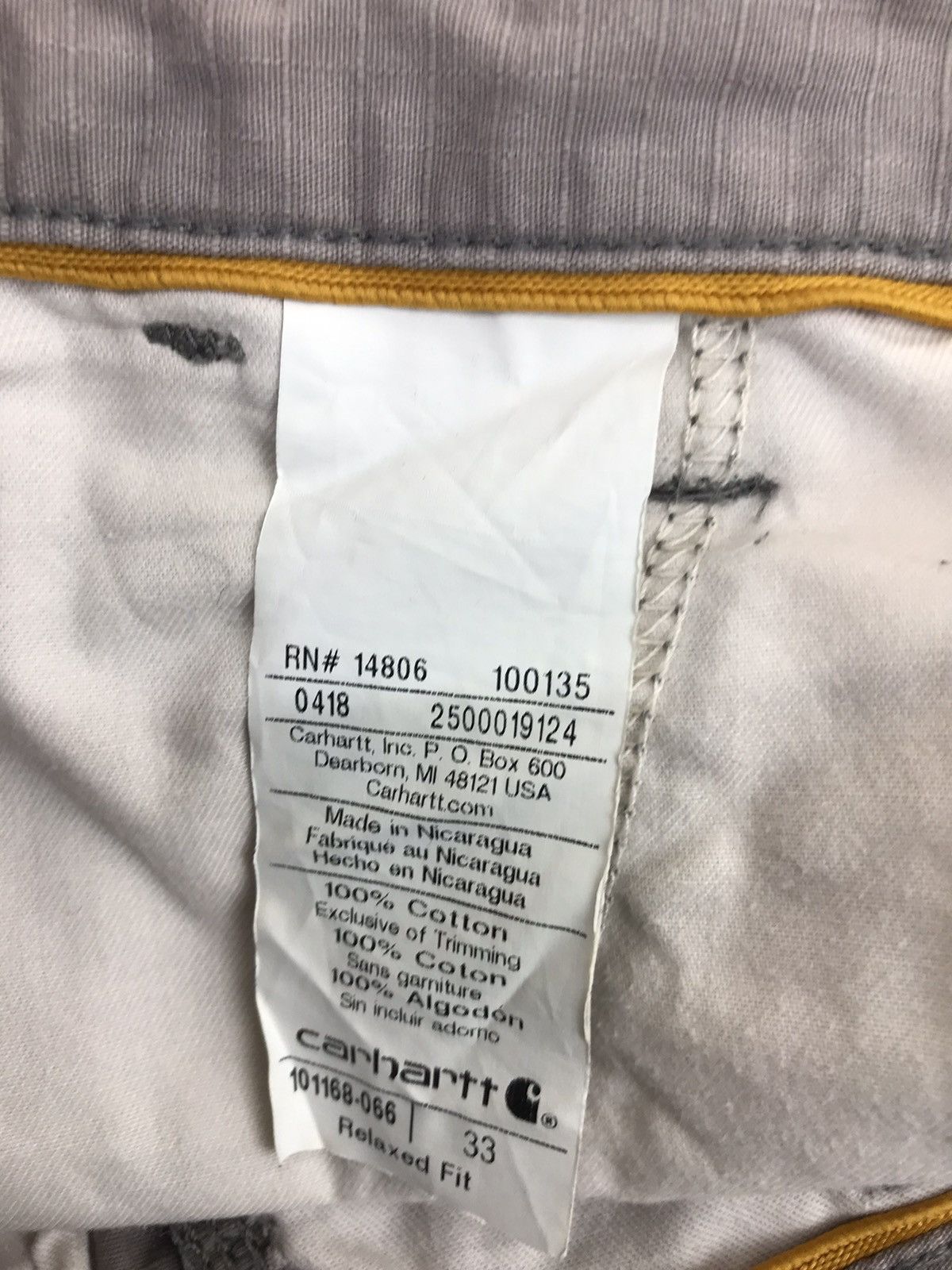 Carhartt Short Pants Carhartt Workwear Faded Colour Size US 34 / EU 50 - 12 Thumbnail